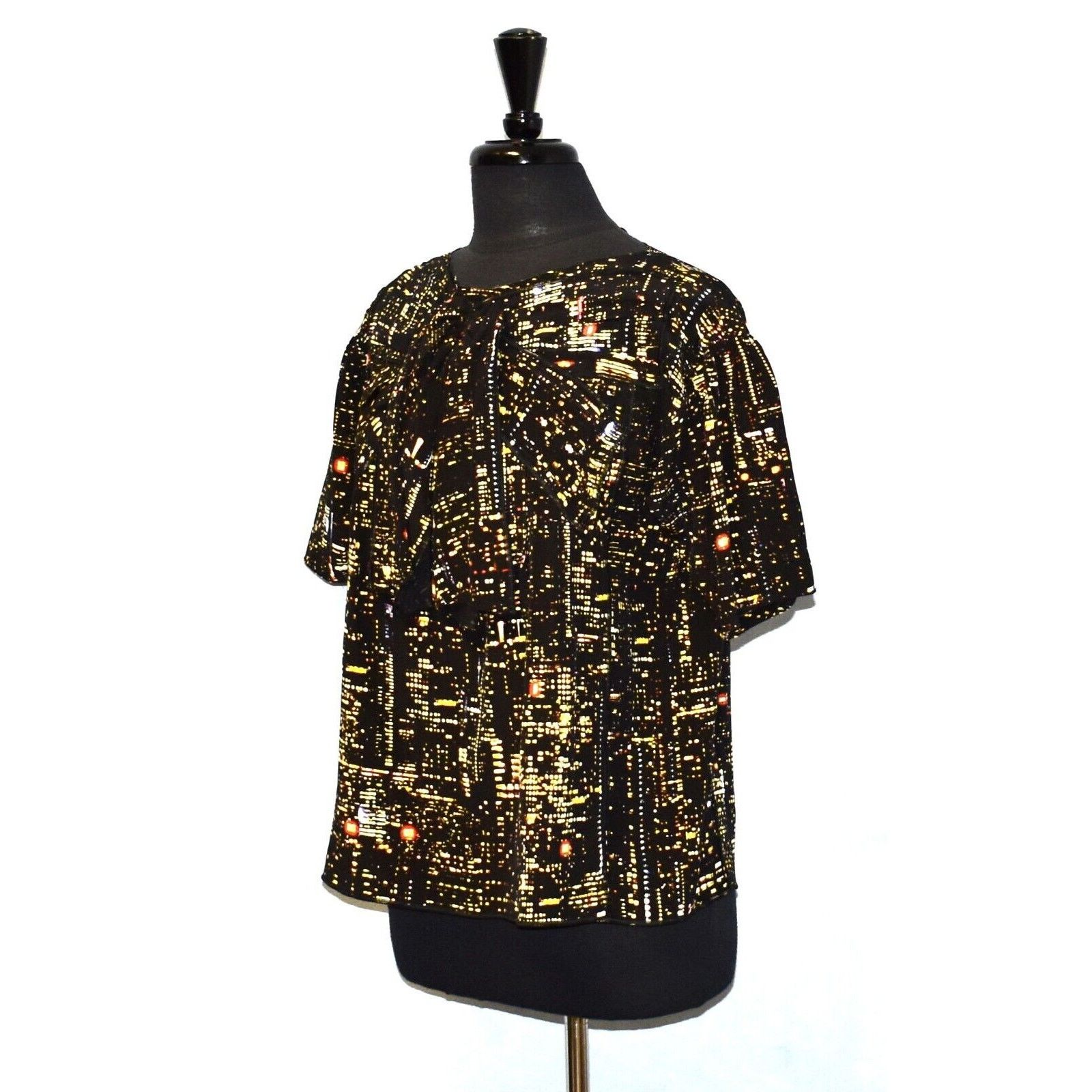 Marc Jacobs NWT MARC JACOBS Silk Bow Front & Tie Neck Back Blouse Top 2 Size XS / US 0-2 / IT 36-38 - 2 Thumbnail
