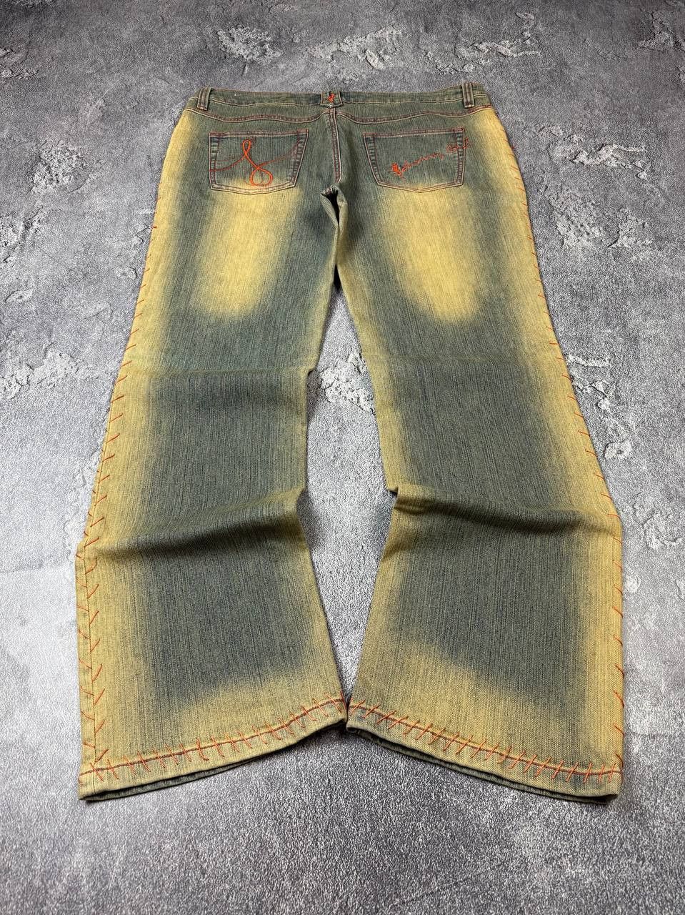 Hysteric Glamour Y2K If Six Was Nine Flared Bootcut LGB Washed Yellow Denim Size US 38 / EU 54 - 1 Thumbnail