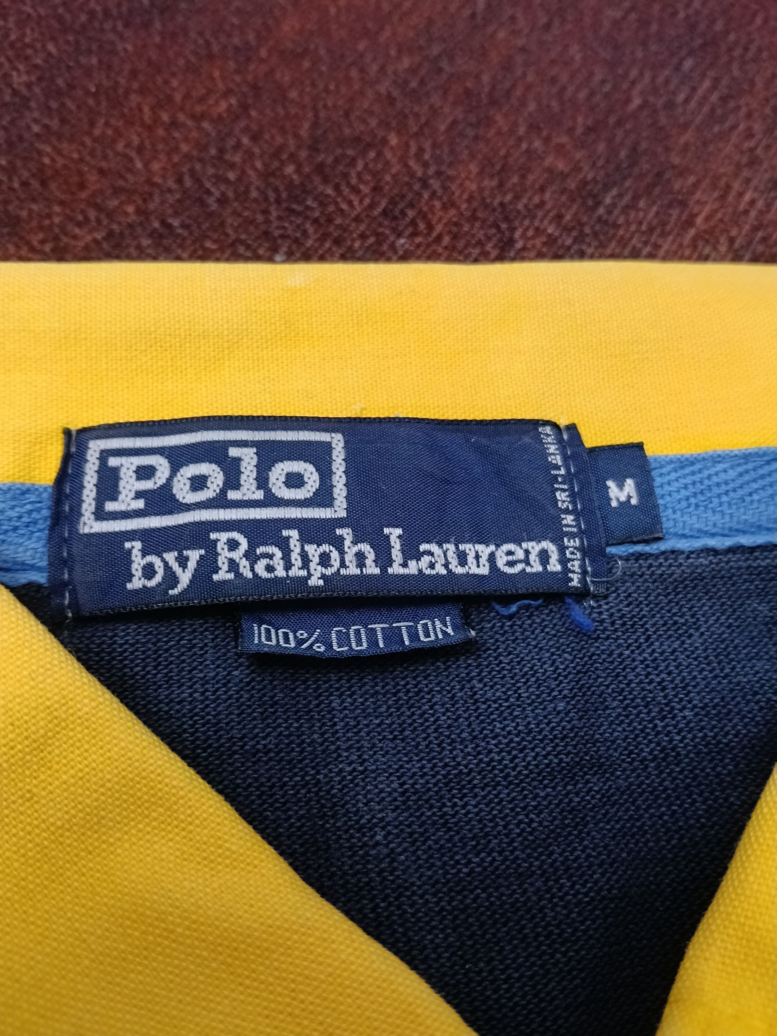 Polo Ralph Lauren Vintage 90's Polo Sport Rugby Polo Shirt Size US M / EU 48-50 / 2 - 2 Thumbnail