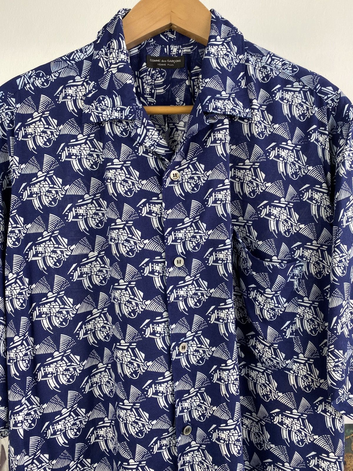 Comme des Garcons Homme Plus Vintage 90’s Comme des Garcons Homme plus Rayon Shirt Size US XL / EU 56 / 4 - 3 Thumbnail