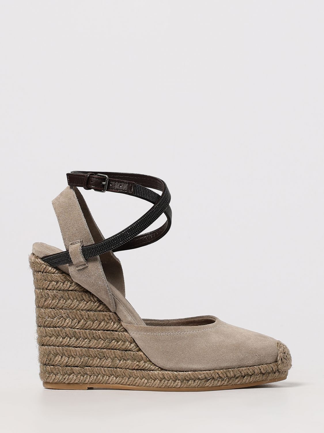 Brunello Cucinelli Brunello Cucinelli Espadrille Woman Ice Size US 7 / IT 37 - 1 Thumbnail