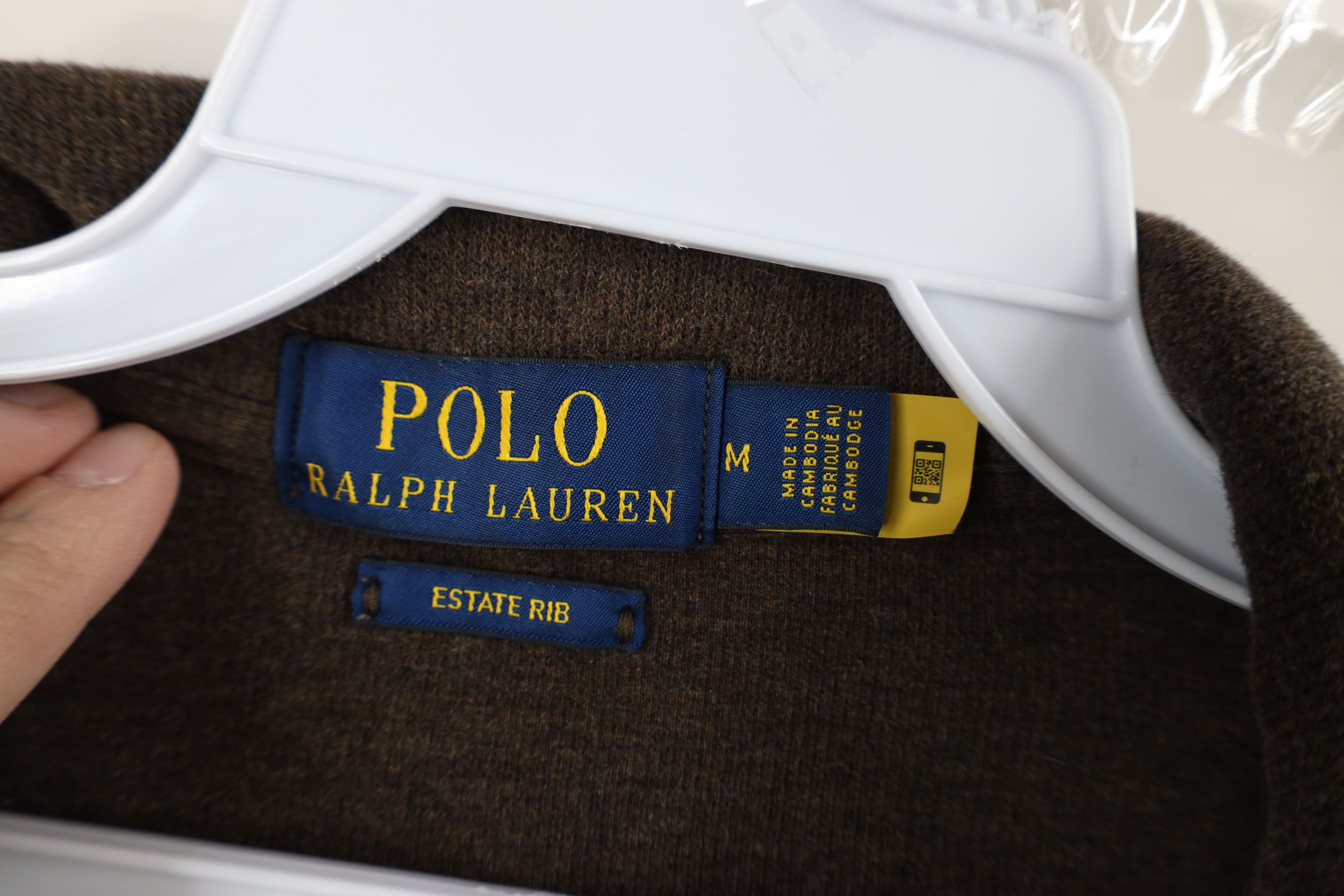 Ralph Lauren × Vintage Vintage Ralph Lauren Estate Rib Ribbed Knit Half Zip Sweater Size US M / EU 48-50 / 2 - 7 Thumbnail