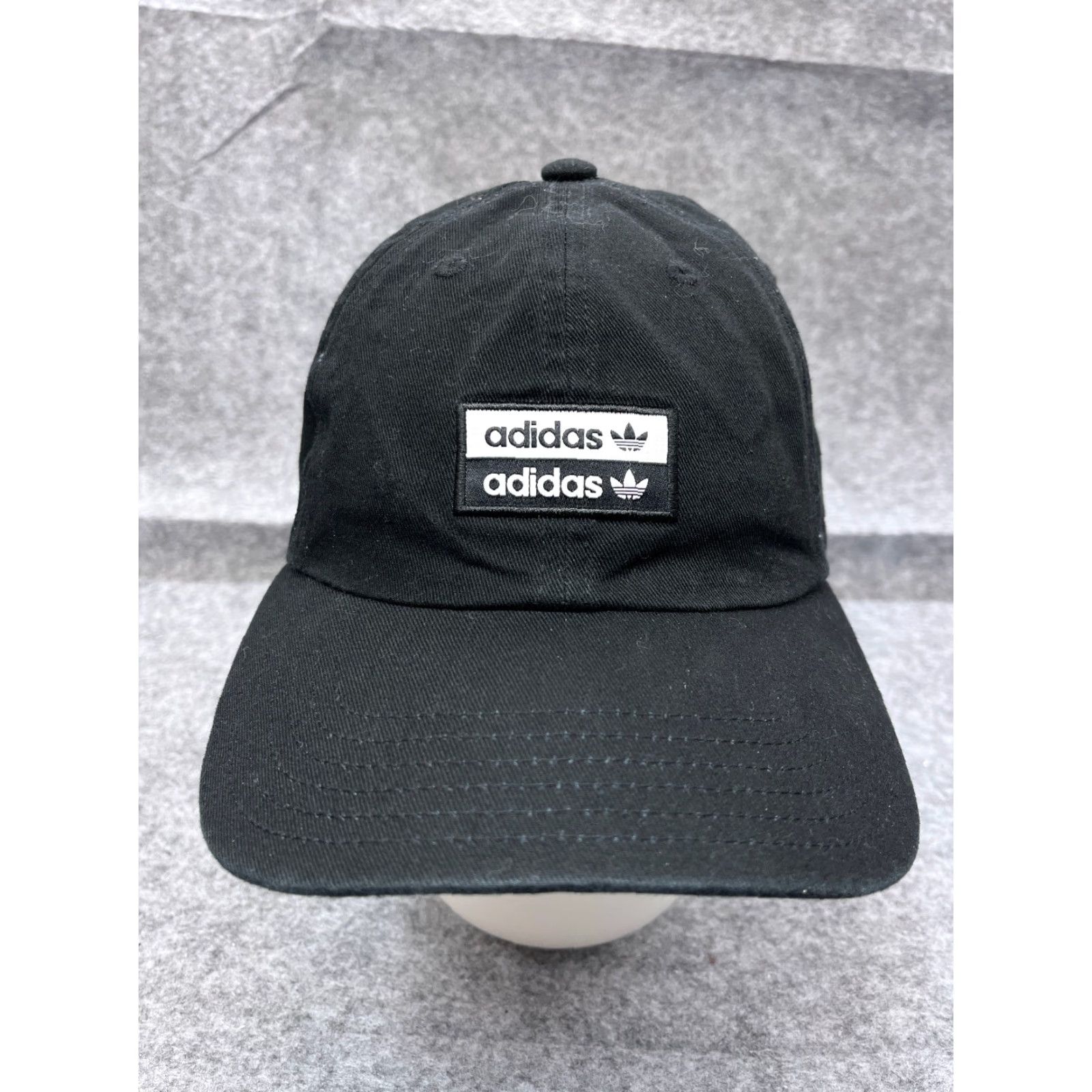 Adidas Adidas Hat Cap Strap Back Adult One Size Black 100% Cotton Golfer Outdoor Size ONE SIZE - 2 Thumbnail