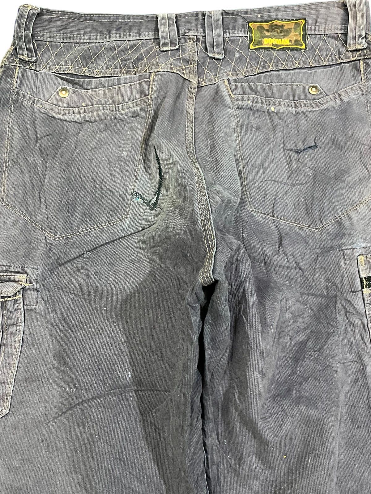 Japanese Brand Vintage Dogman Baggy Cargo Denim Size US 33 - 7 Thumbnail