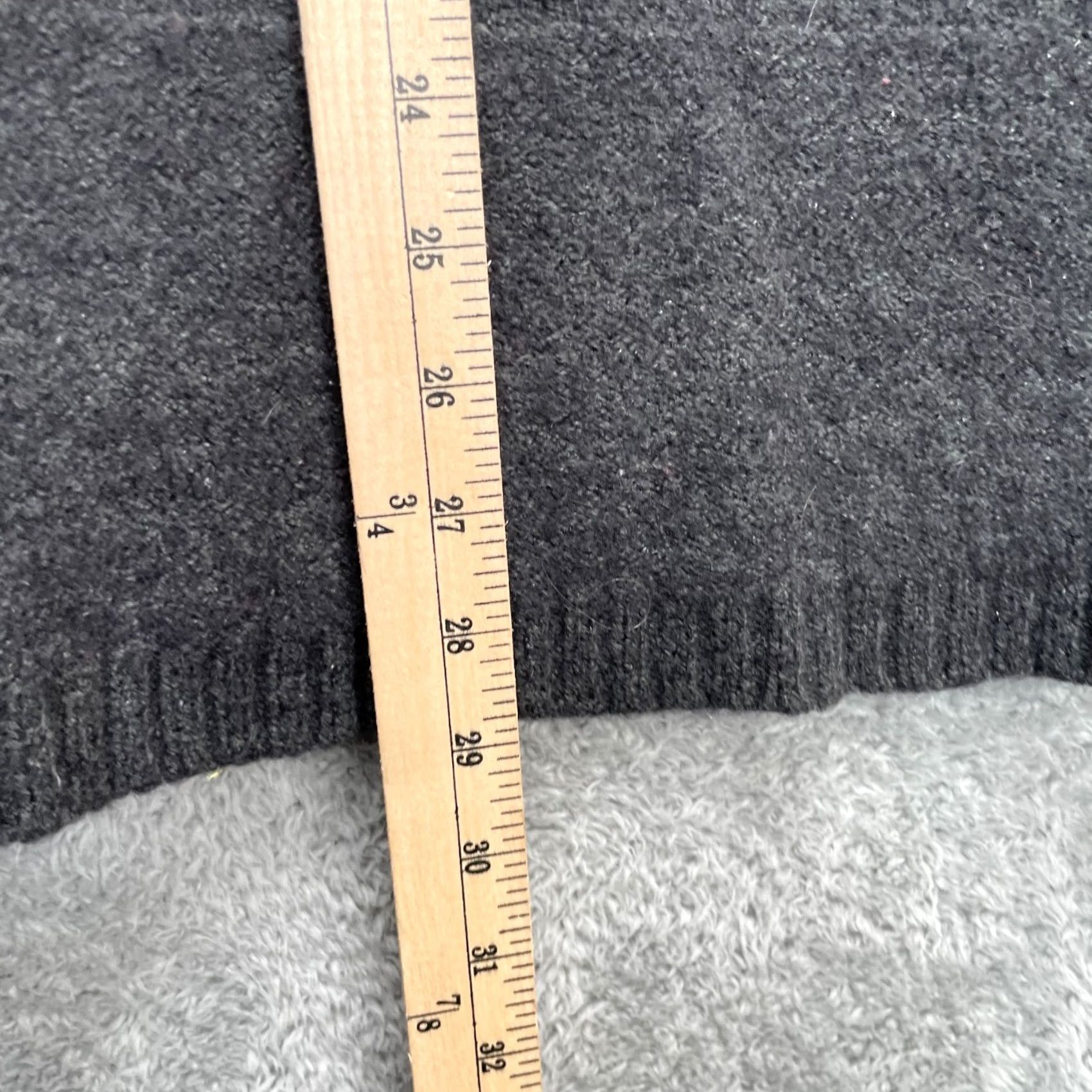 Banana Republic Womens Banana Republic Sweater Small Gray Knit Wool Blend Classic Long Sleeve Pullover Mock Neck Casual Party Cocktail Fall Winter Stretch Size XS / US 0-2 / IT 36-38 - 4 Thumbnail