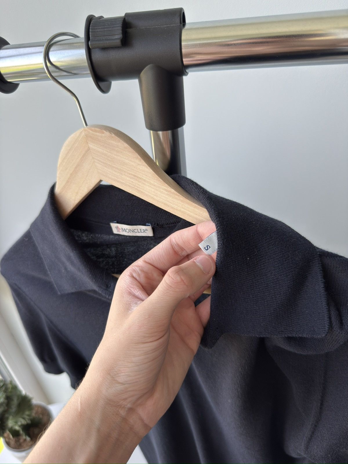 Moncler Original Moncler Men Wool Polo Shirt in size S Size US S / EU 44-46 / 1 - 12 Thumbnail