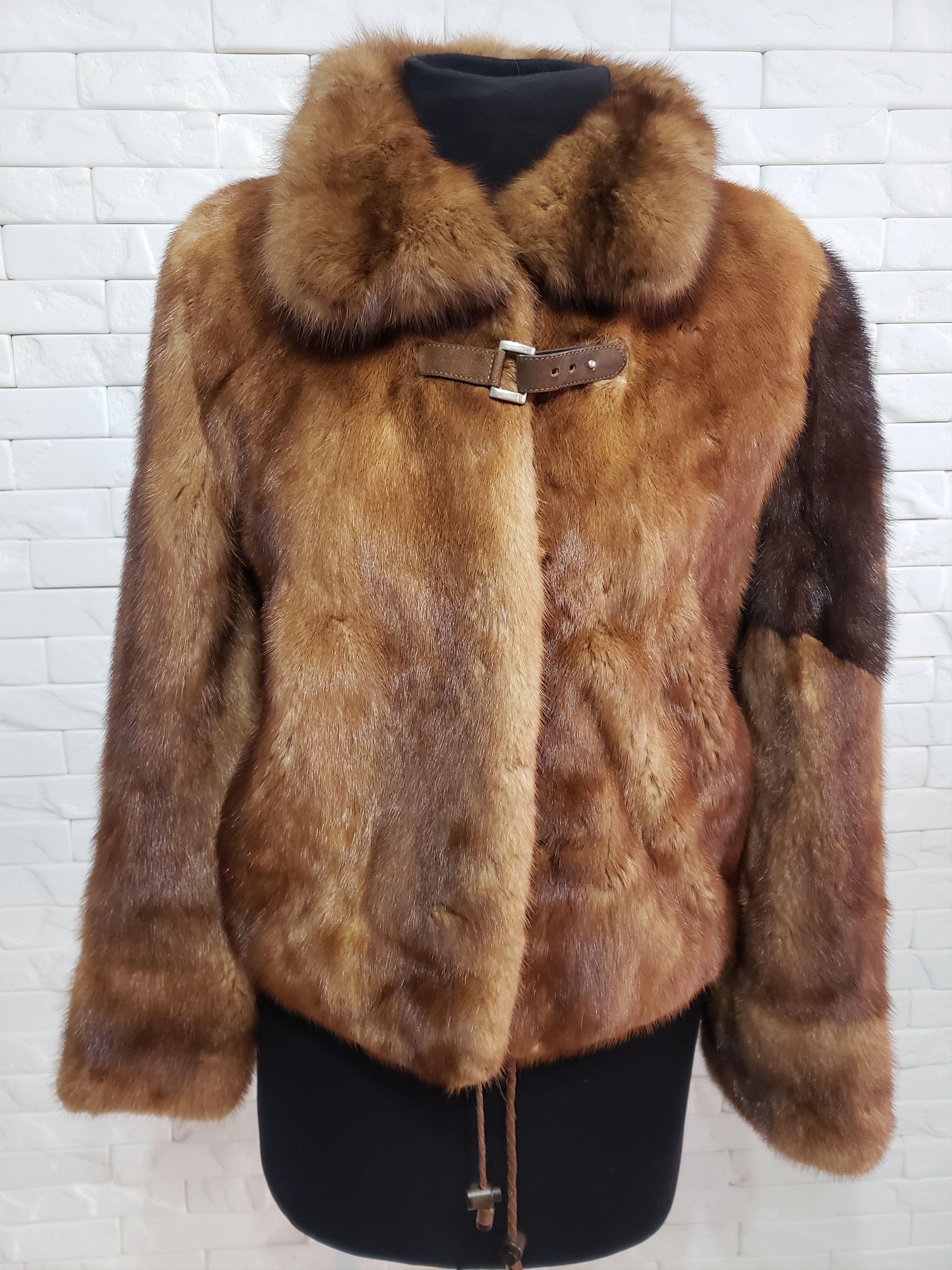 Uniqlo Stylish women's mink coat. Size M / US 6-8 / IT 42-44 - 3 Thumbnail