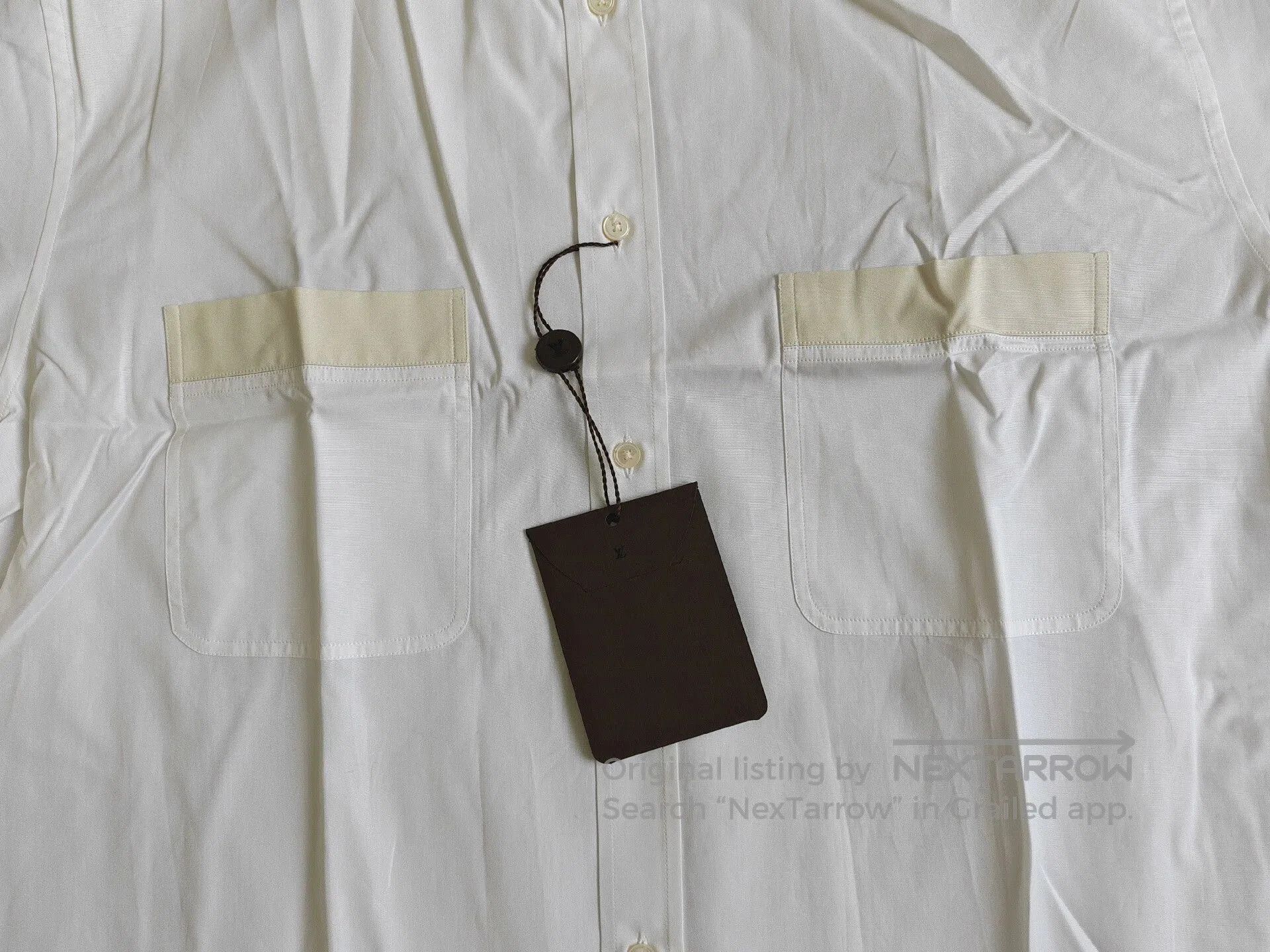 Louis Vuitton Louis Vuitton Men's Short-Sleeve Cotton Shirt. Size US XXL / EU 58 / 5 - 7 Thumbnail