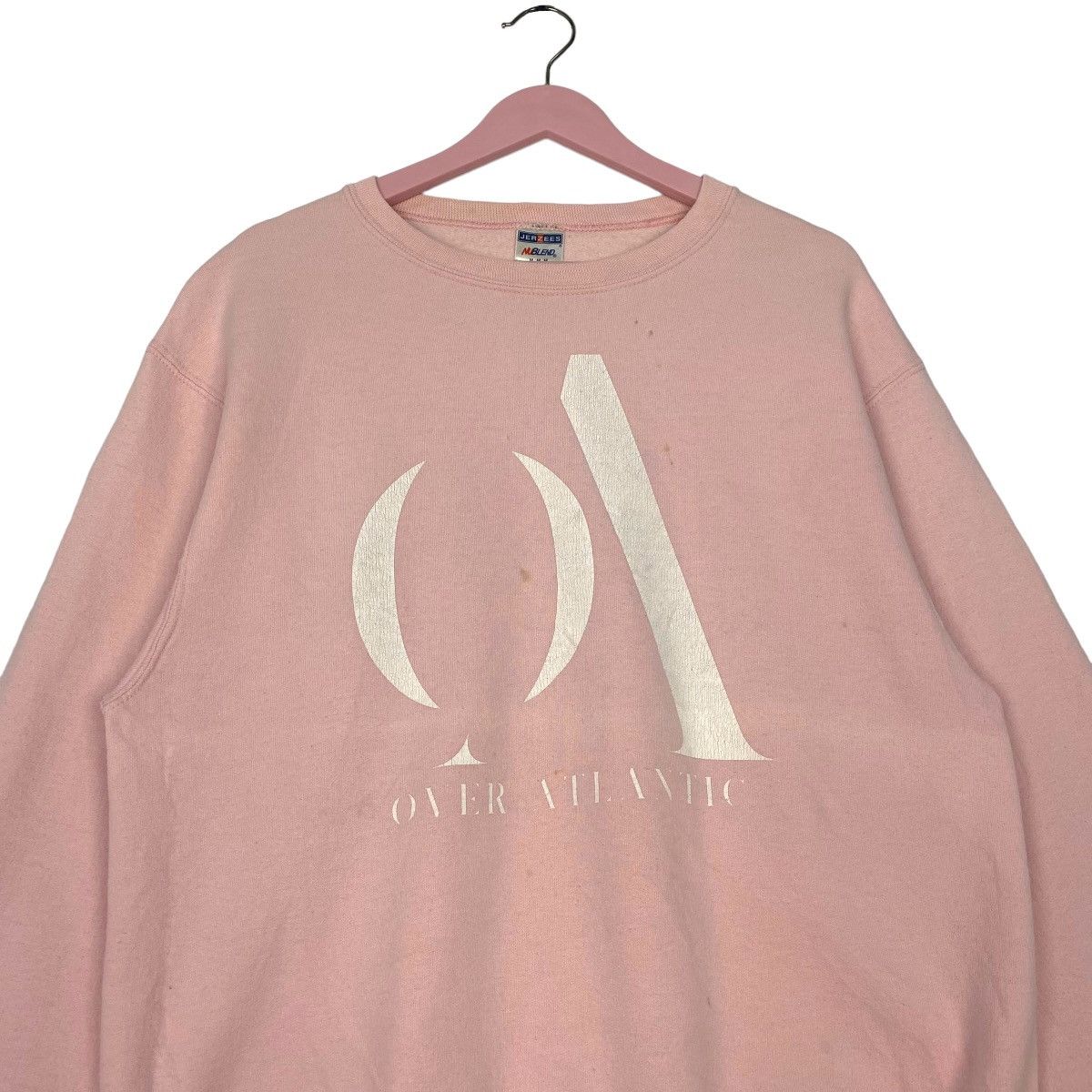 Jerzees Over Atlantic Sweatshirt Crewneck Size M / US 6-8 / IT 42-44 - 2 Thumbnail