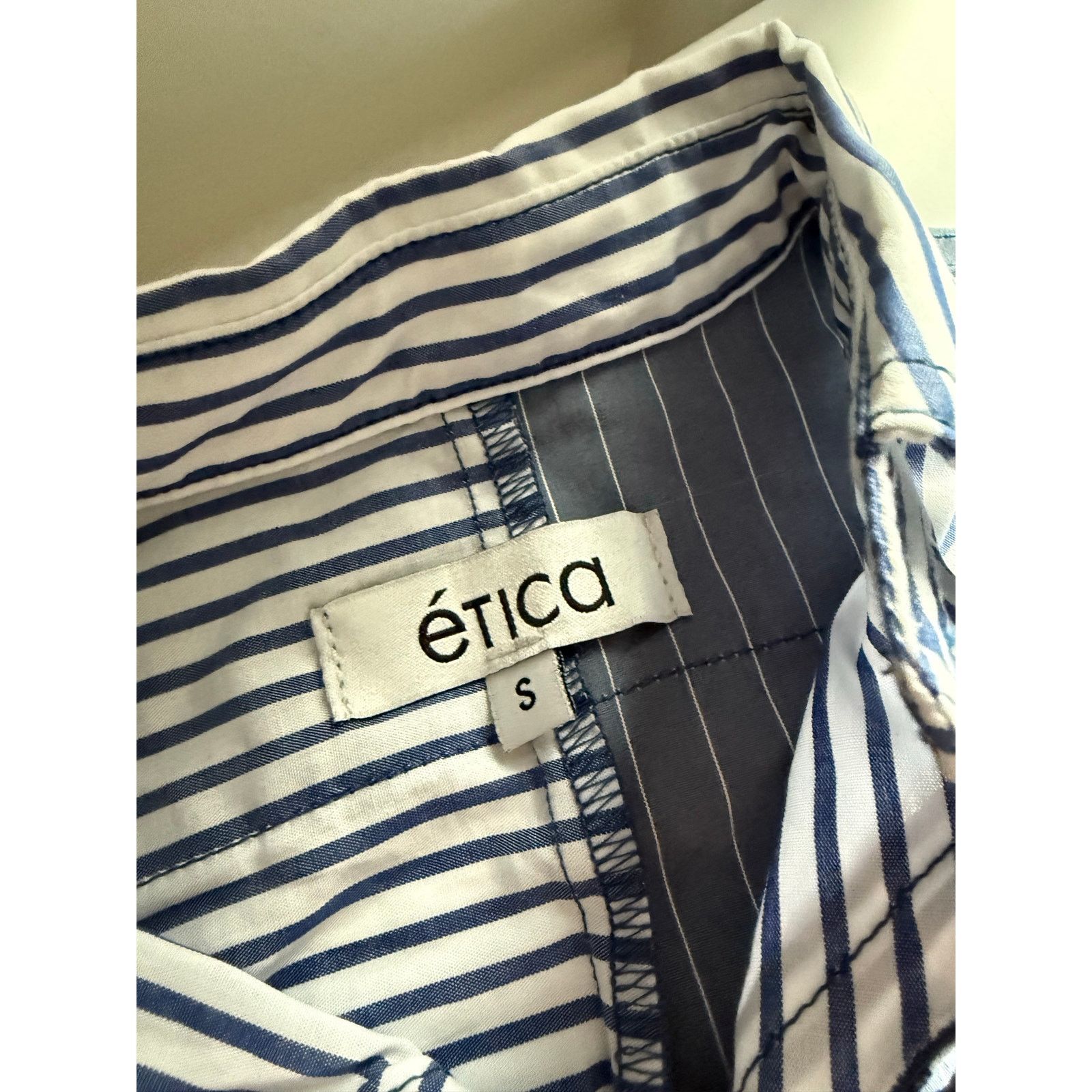 ETICA $178 New Etica Striped Button Down - Small Size S / US 4 / IT 40 - 4 Thumbnail