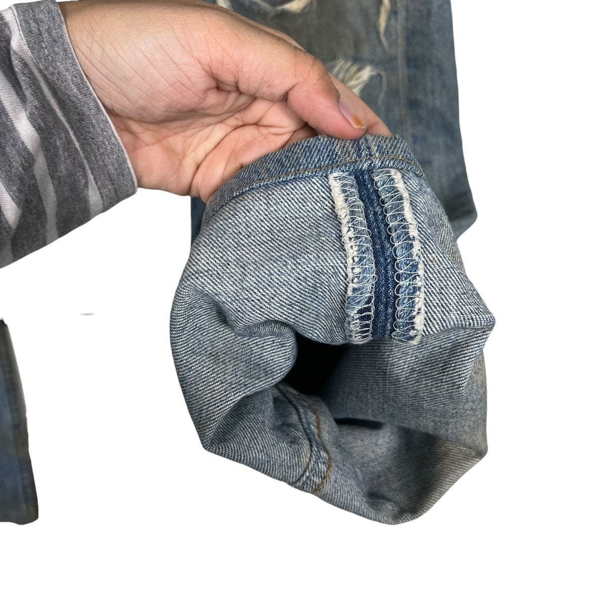 Levi's Vintage 90s Levis Lot 501 Distressed Denim Jeans Size US 30 / EU 46 - 13 Thumbnail