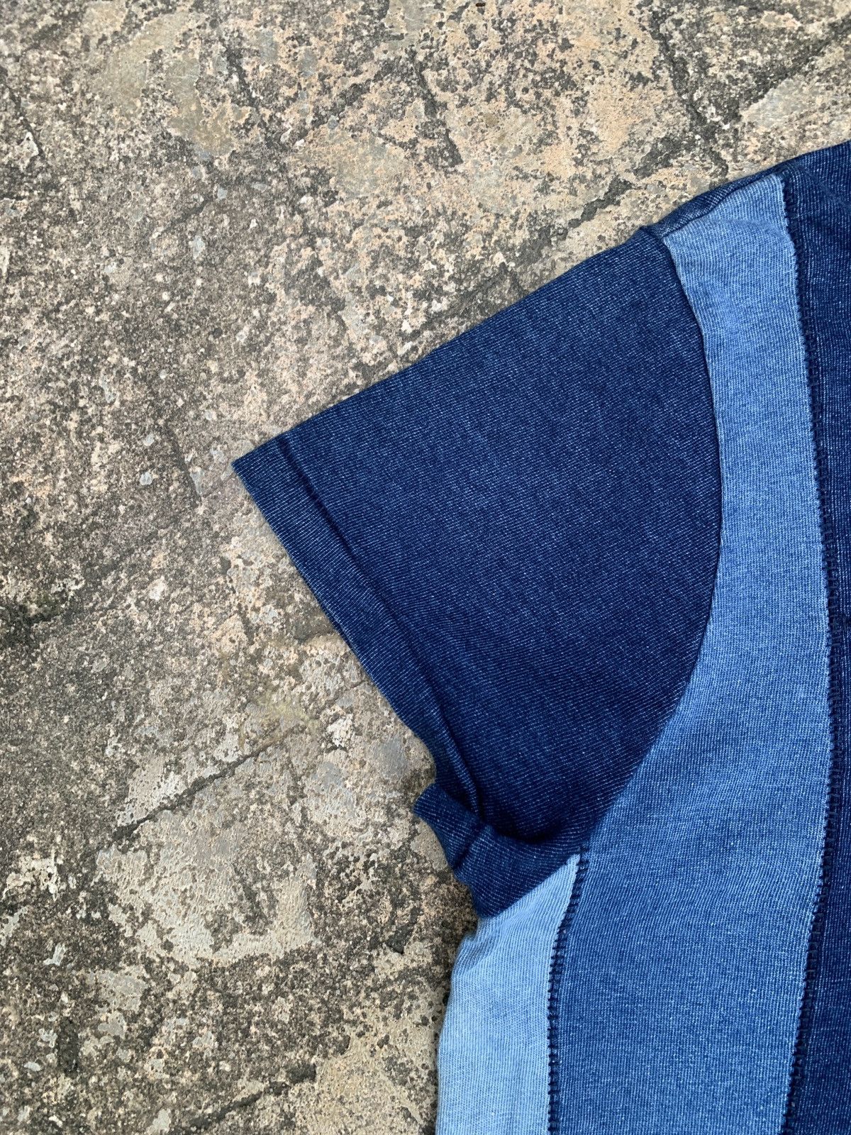 Polo Ralph Lauren Polo Ralph Lauren Sashiko Cut n Sew Jeans Tee Size US M / EU 48-50 / 2 - 5 Thumbnail