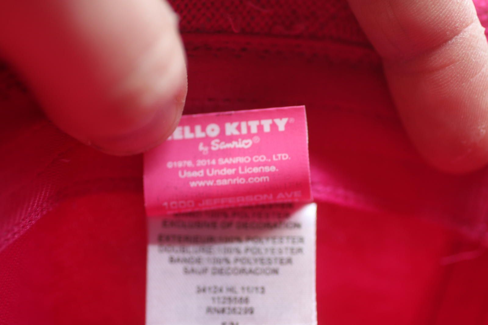 Other Hello Kitty Pink Fedora Hat with Multicolour Braided Band Size ONE SIZE - 7 Thumbnail
