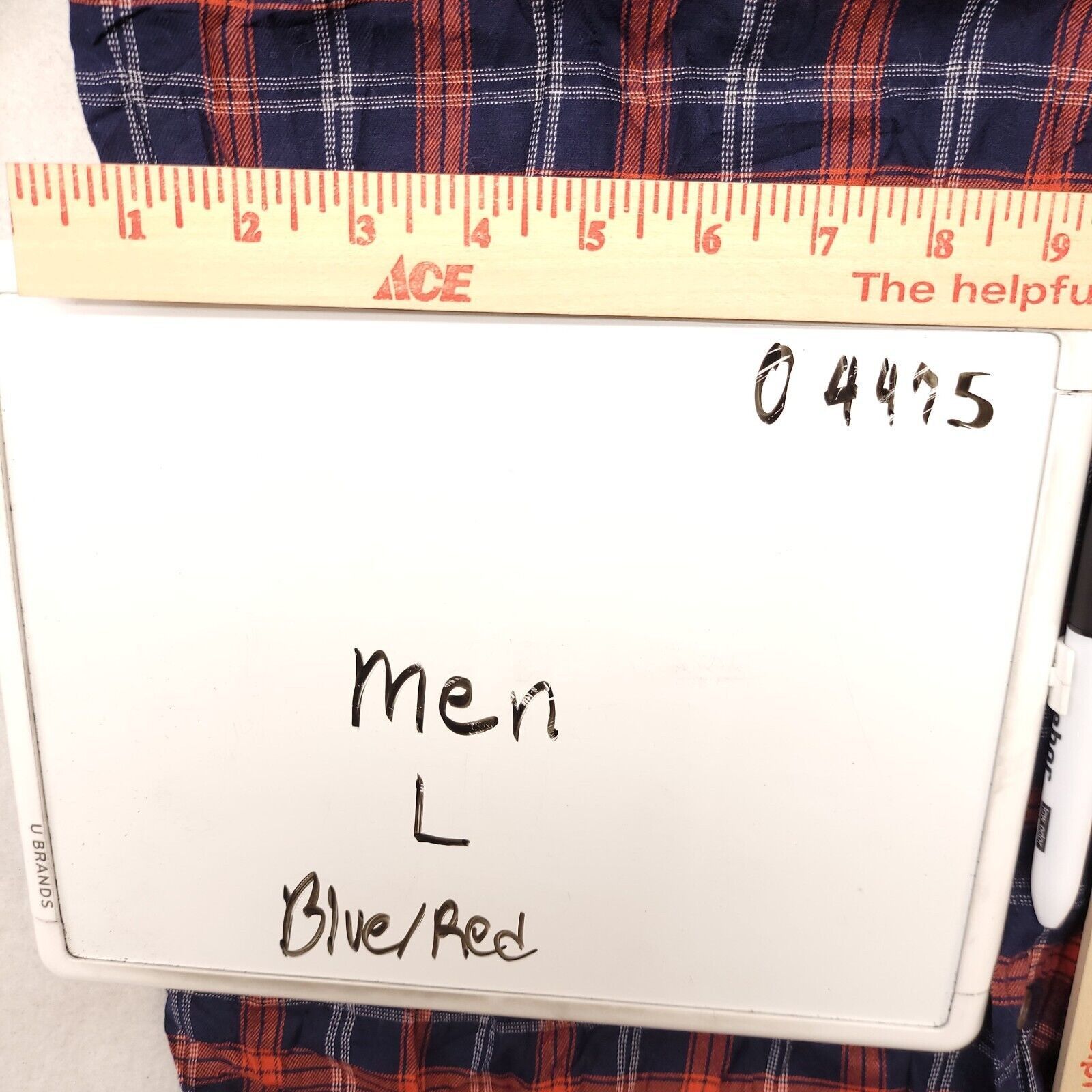 Old Navy Old Navy Tartan Flannel Shirt Mens Size Large L Blue Red Size US L / EU 52-54 / 3 - 7 Thumbnail