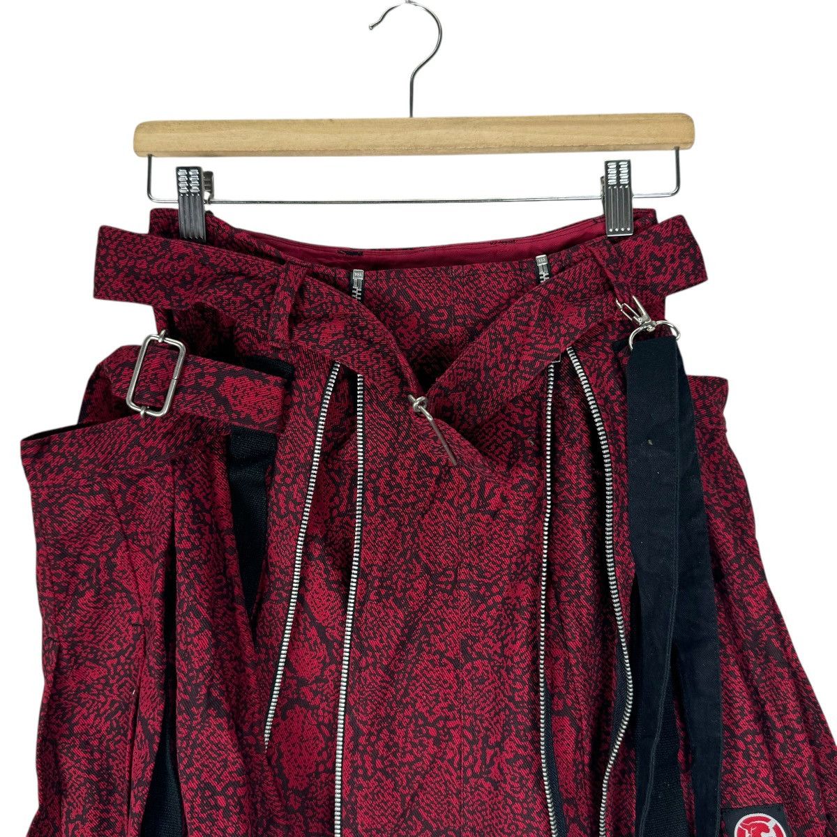 If Six Was Nine ⚡️HERE THERE PUNKS MULTI ZIPPER SHORT SKIRTS Size 28" / US 6 / IT 42 - 4 Thumbnail