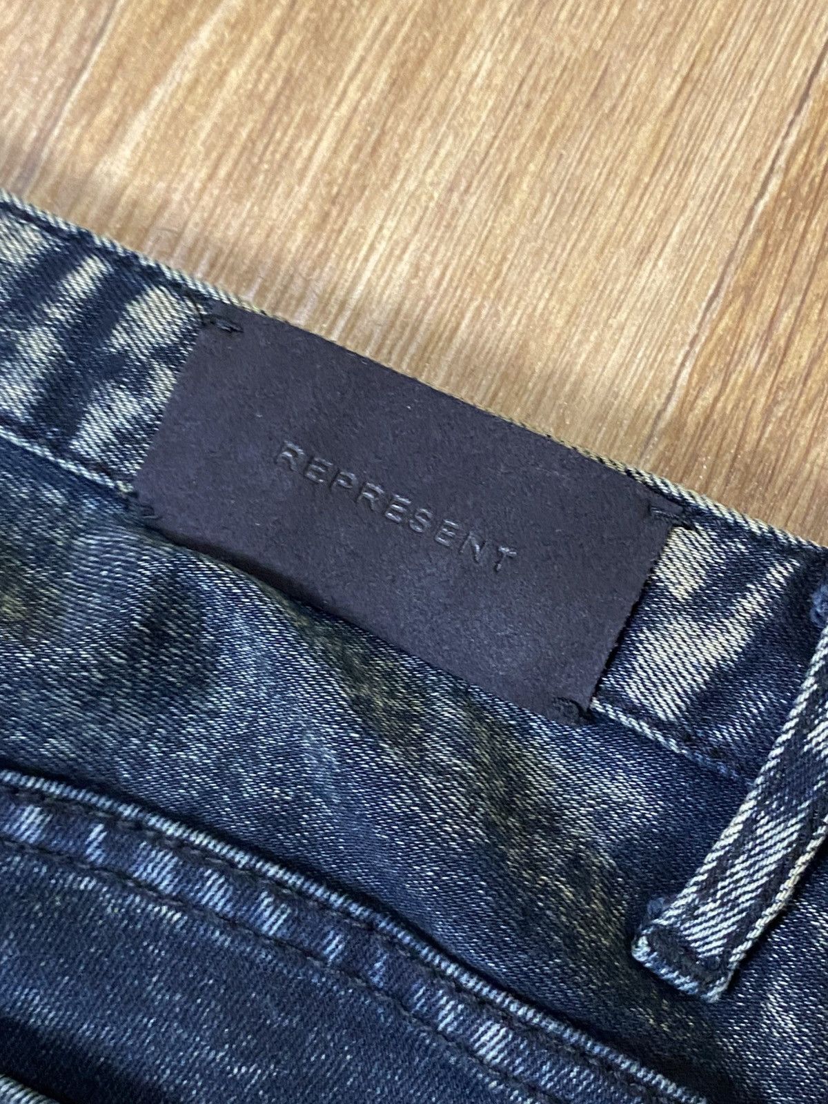Represent Clo. Represent Acid Washed Slim Fit Amiri Style Jeans Size: M Size US 32 / EU 48 - 9 Thumbnail