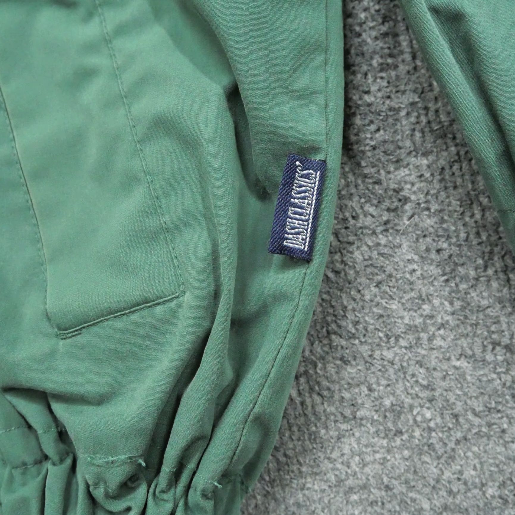 Vintage VINTAGE American Living Legend Jacket Mens M Green 90s Sailing Hooded Mid-Length Zip Snap Casual Basic Lined Size US M / EU 48-50 / 2 - 2 Thumbnail