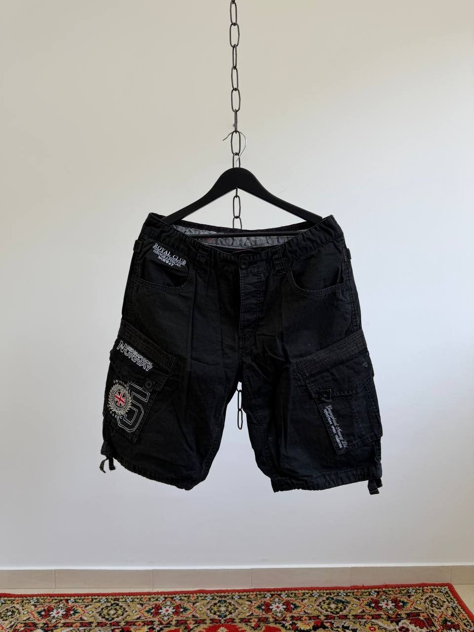 Vintage Hysteric Glamour Cargo Multi-Zip Denim Shorts
