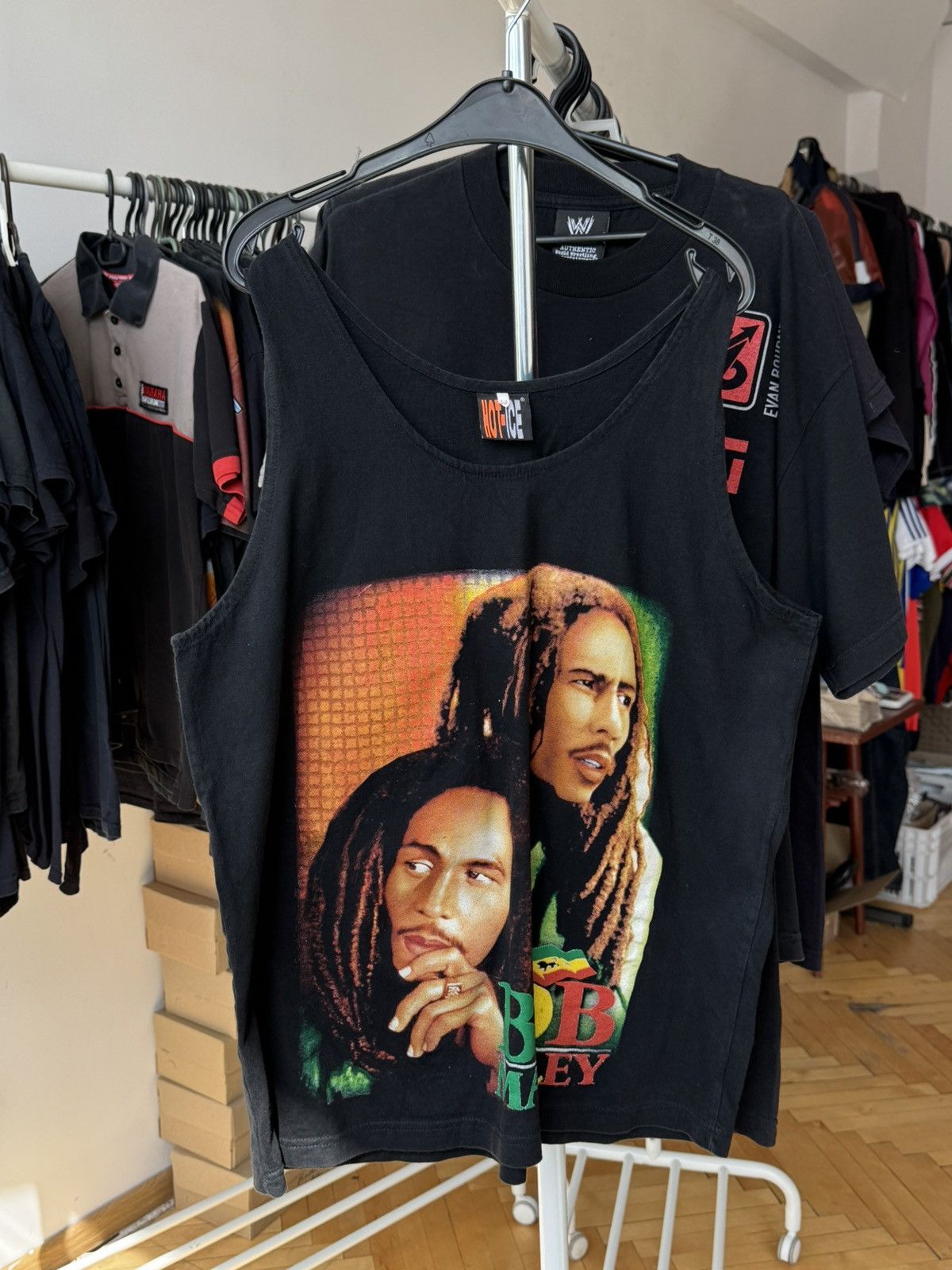 Bob Marley Vintage 90s Bob Marley Rasta Tank Top Size US M / EU 48-50 / 2 - 1 Thumbnail