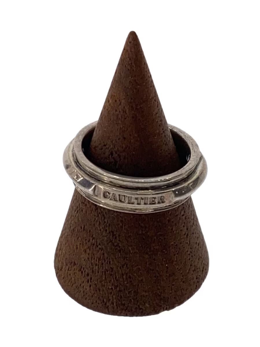 Jean Paul Gaultier Archive .925 Silver Engraved Logo Ring Size ONE SIZE - 1 Thumbnail