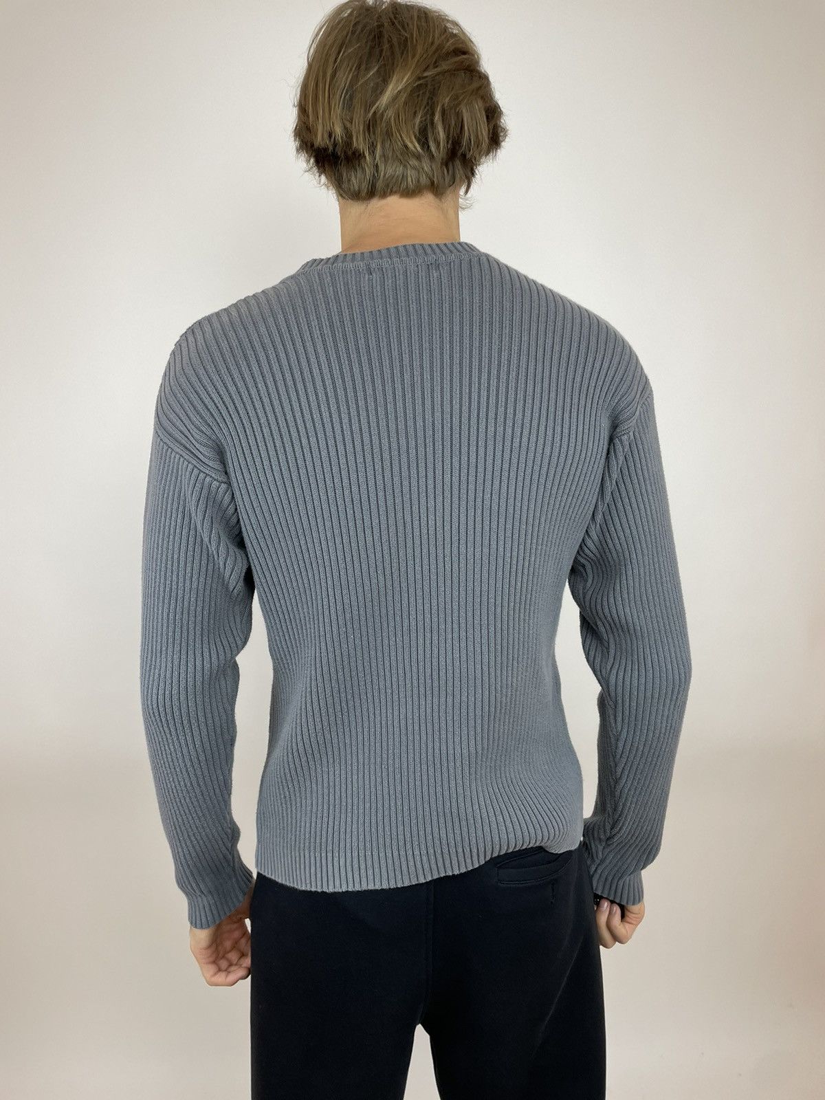 Esprit Banana Republic Ribbed sweater avant garde Mens size L-XL Size US XL / EU 56 / 4 - 5 Thumbnail
