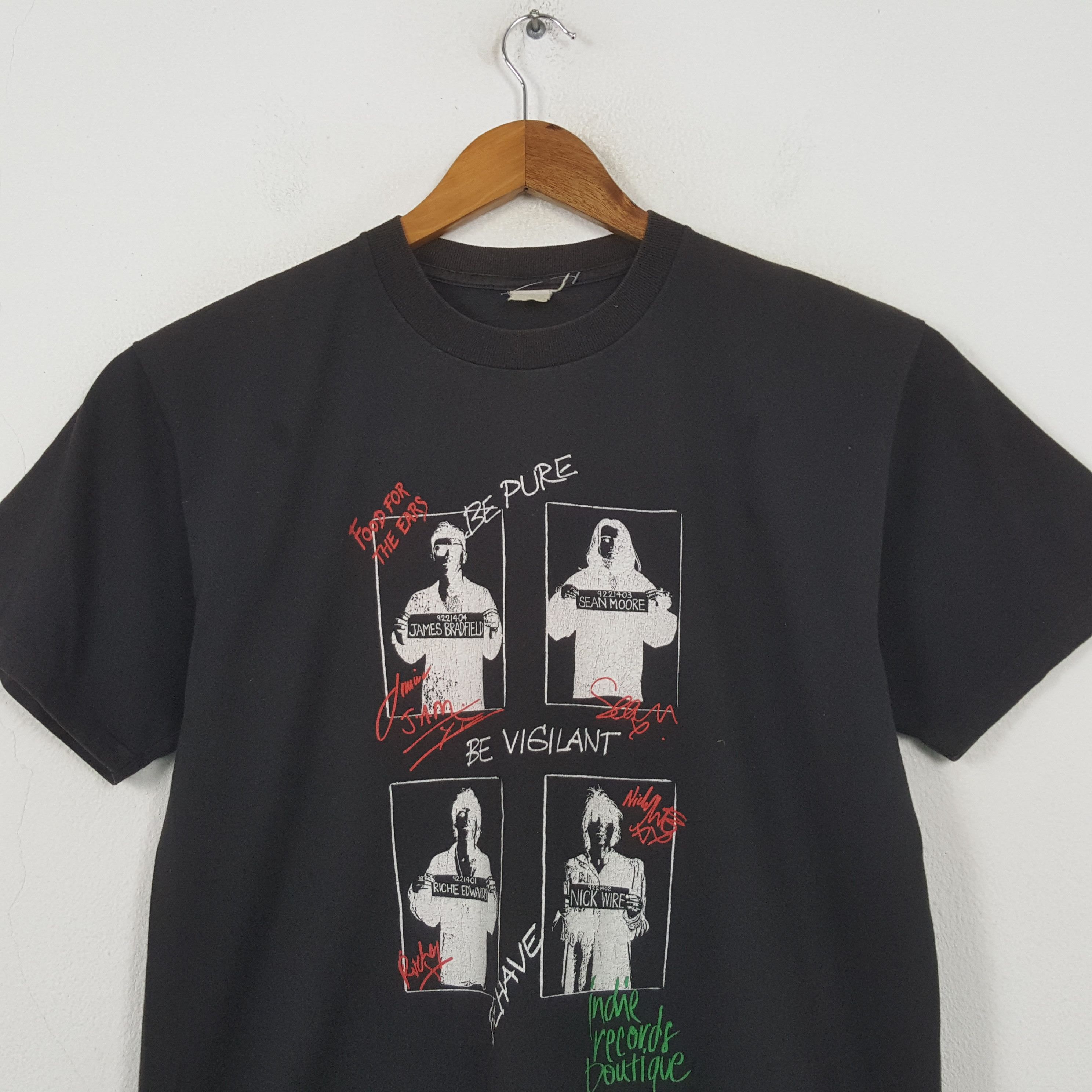 Band Tees Vintage 90's Manic Street Preachers Rock Band T-shirt 32 Size US L / EU 52-54 / 3 - 2 Thumbnail