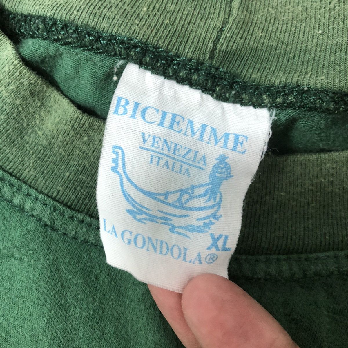 Vintage Vintage BICIEMME VENEZIA ITALIA La Gondola Tee Shirt Top Size XL / US 12-14 / IT 48-50 - 5 Thumbnail
