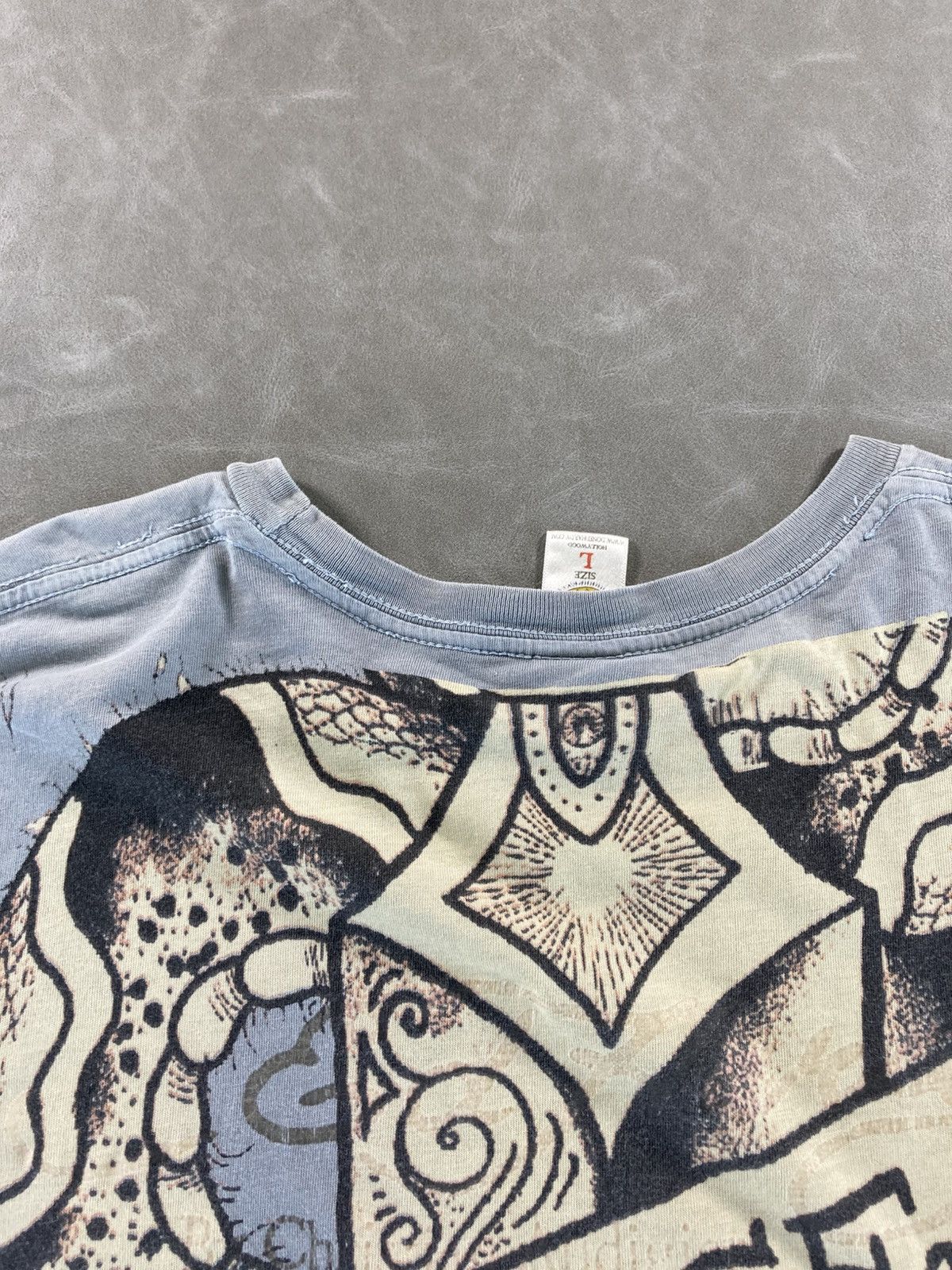 Ed Hardy Ed Hardy "Erase All Fears" Eagle & Snake Ombre Tee Size US L / EU 52-54 / 3 - 13 Thumbnail