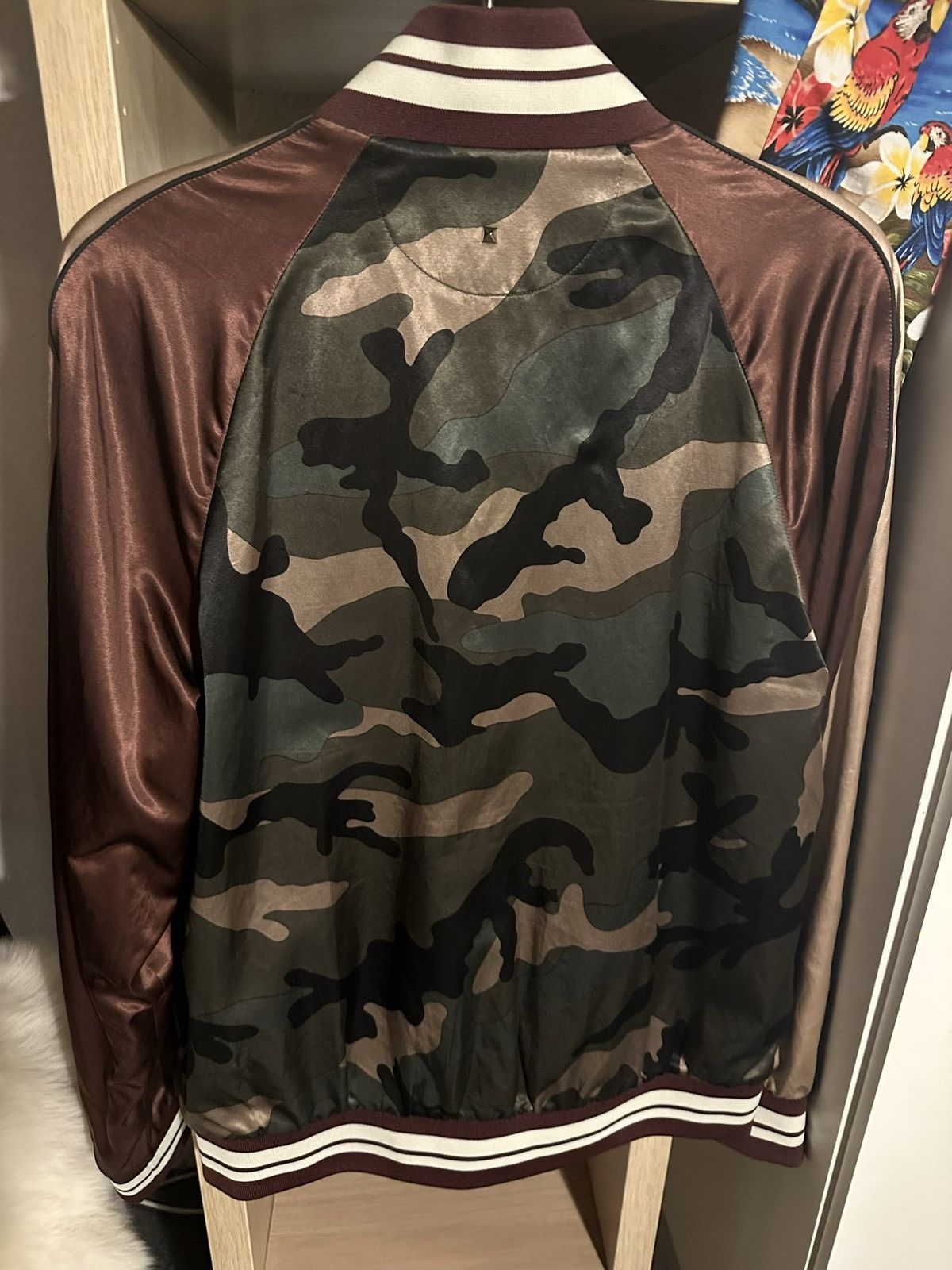 Valentino Valentino Green Camouflage Souvenir Jacket Size US M / EU 48-50 / 2 - 3 Thumbnail