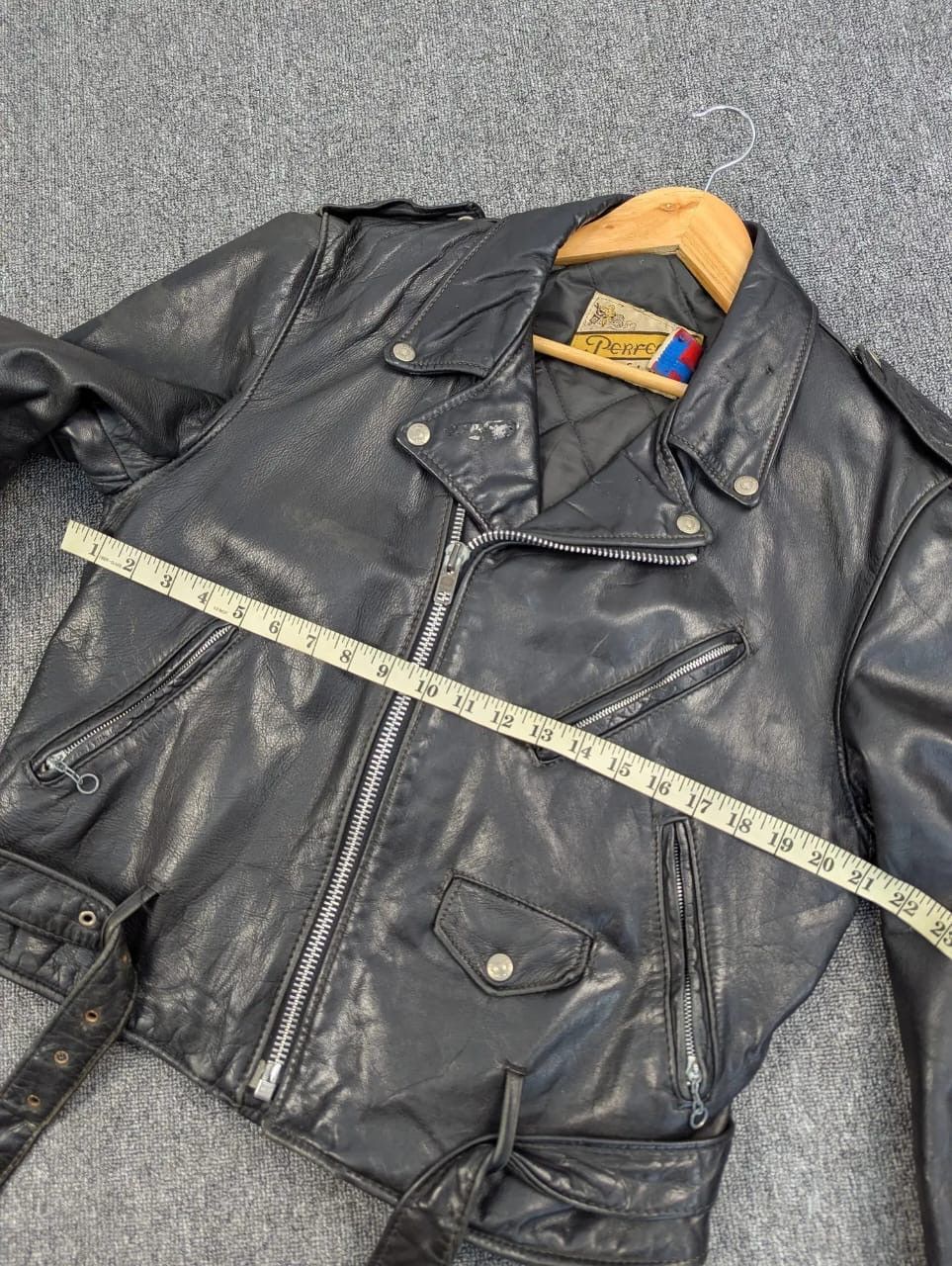 Schott 💥OFFER ME💥 TRUE VINTAGE Schott PERFECTO USA Double Collar Size US L / EU 52-54 / 3 - 20 Thumbnail