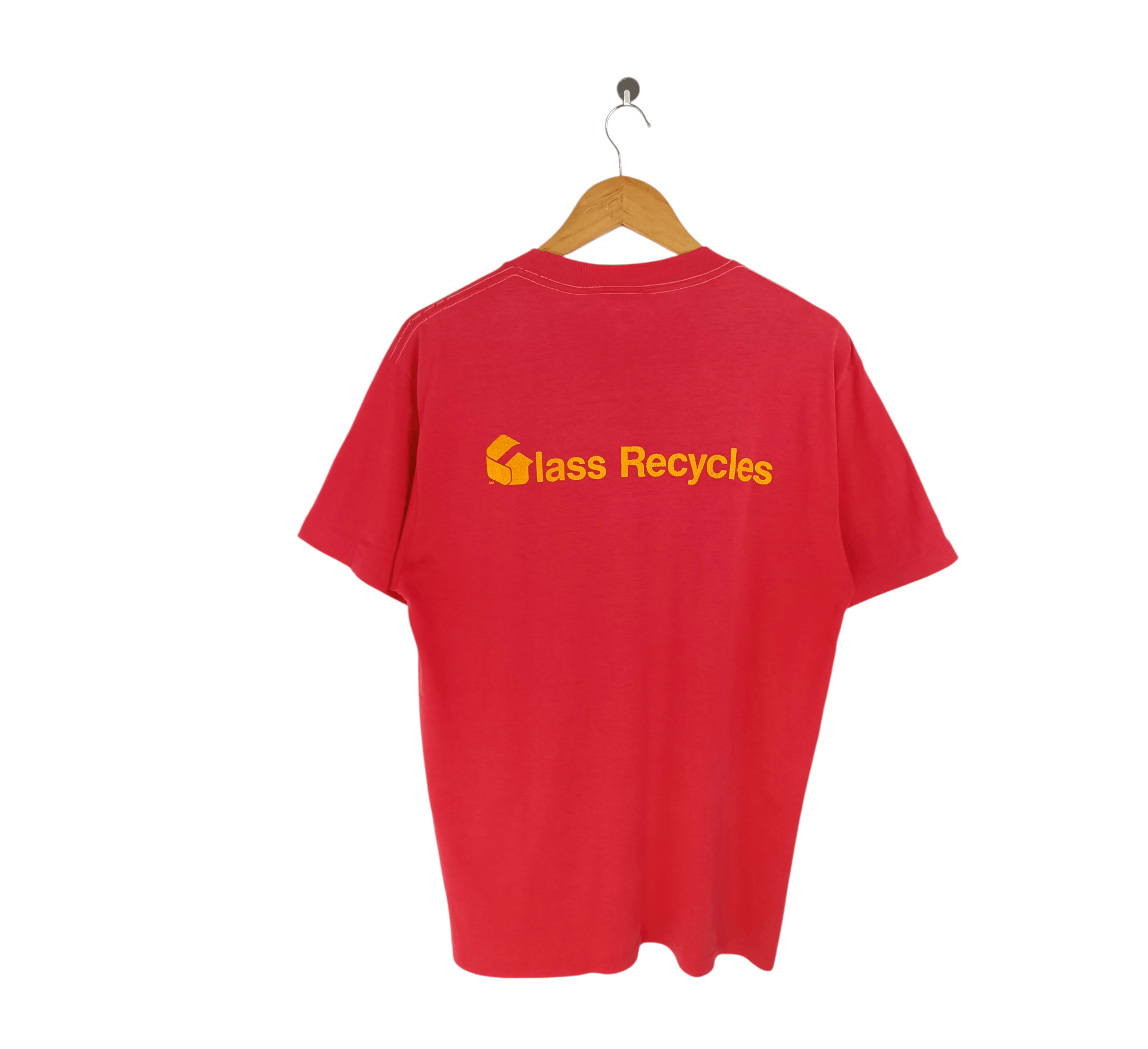 Vintage VINTAGE 90'S GLASS RECYCLE USE ME DUMP ME HUMOR FUNNY TEE Size US M / EU 48-50 / 2 - 2 Thumbnail