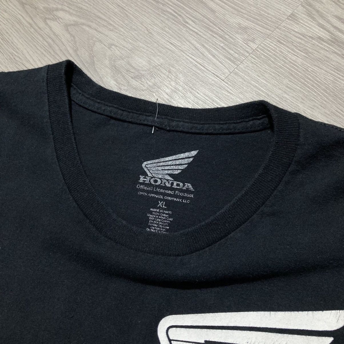 Honda Vintage Honda Hot Lap Logo Graphic T-shirt Black Size US XL / EU 56 / 4 - 9 Thumbnail