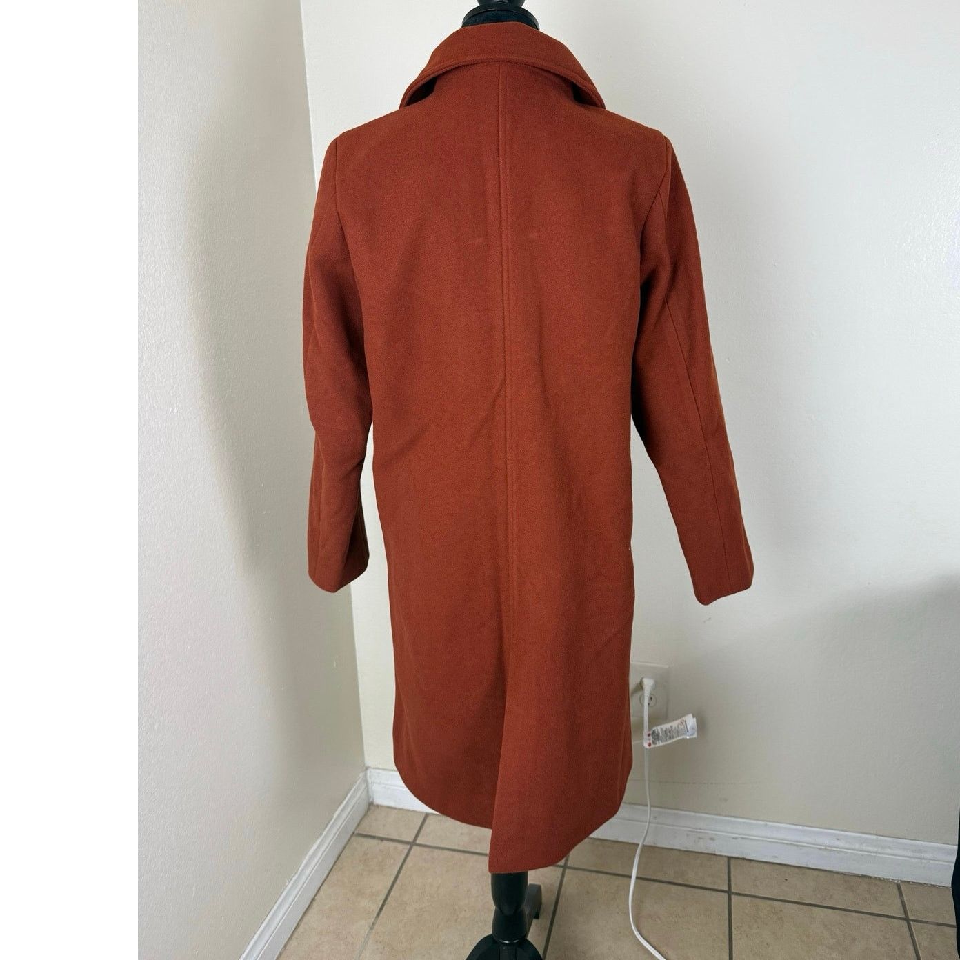 Other Fashion Collection Brown/Red-Orange Coat - Size M Size M / US 6-8 / IT 42-44 - 5 Thumbnail