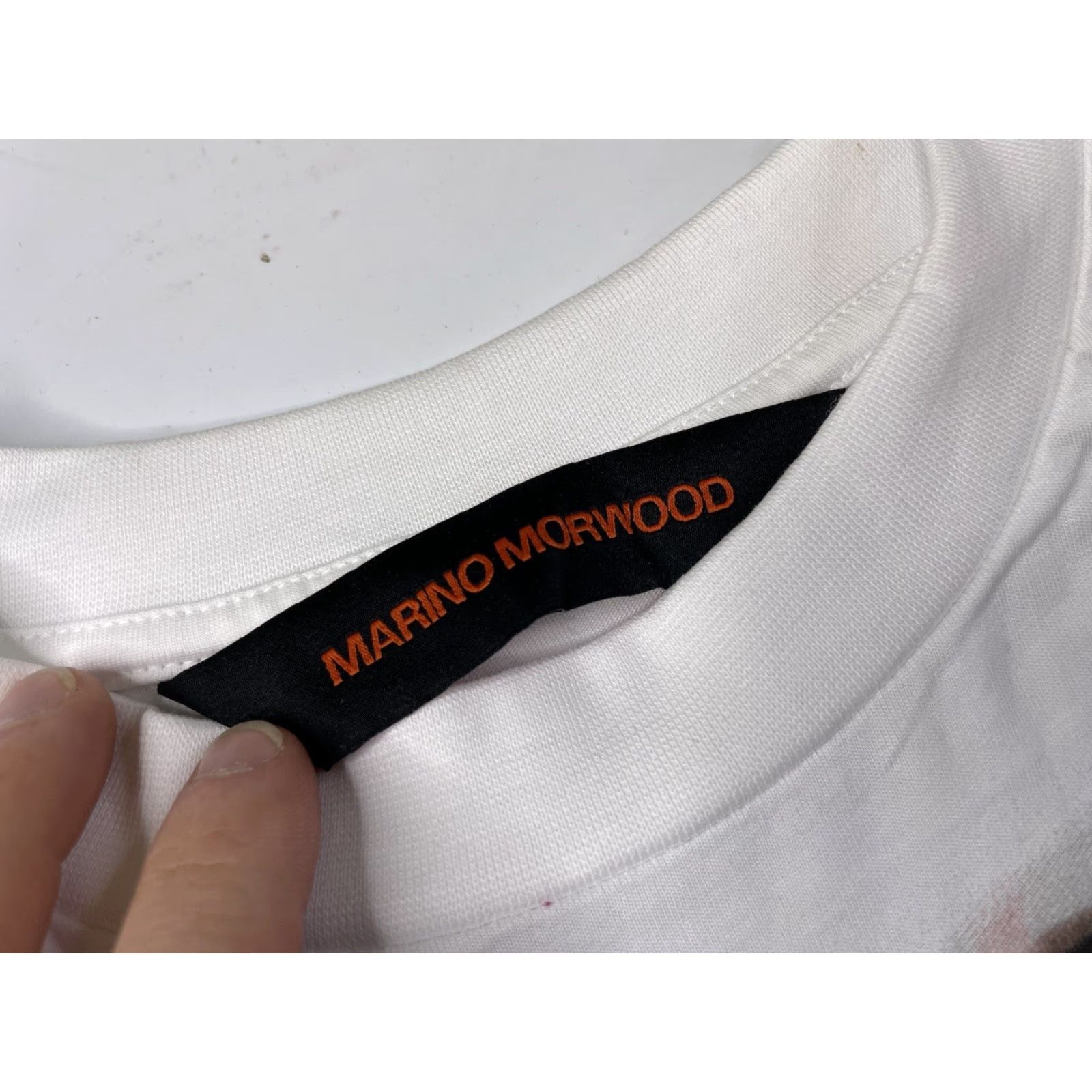 Marino Morwood Marino Morwood Scarface Tony Montana T Shirt White Mens Medium White Graphic Print Crew Neck Short Sleeve T-Shirt Size US M / EU 48-50 / 2 - 2 Thumbnail