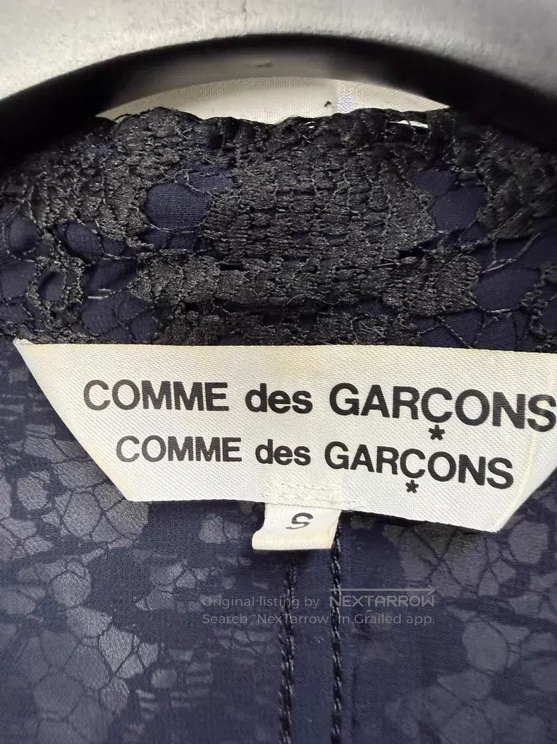 Comme des Garcons Comme Des Garcons Lace tailcoat with floral pattern and st Size S / US 4 / IT 40 - 7 Thumbnail