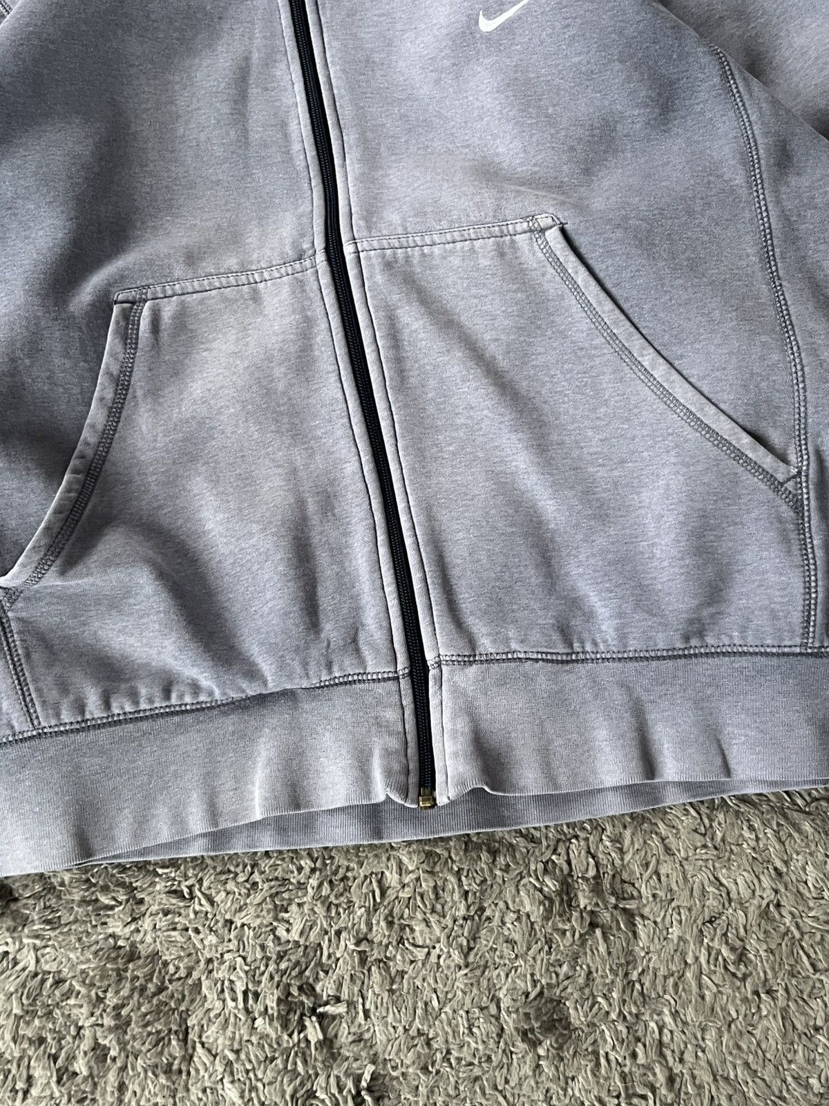 Nike Vintage 00’s Zip Hoodie Nike Air BIG LOGO Streetwear Size US L / EU 52-54 / 3 - 8 Thumbnail