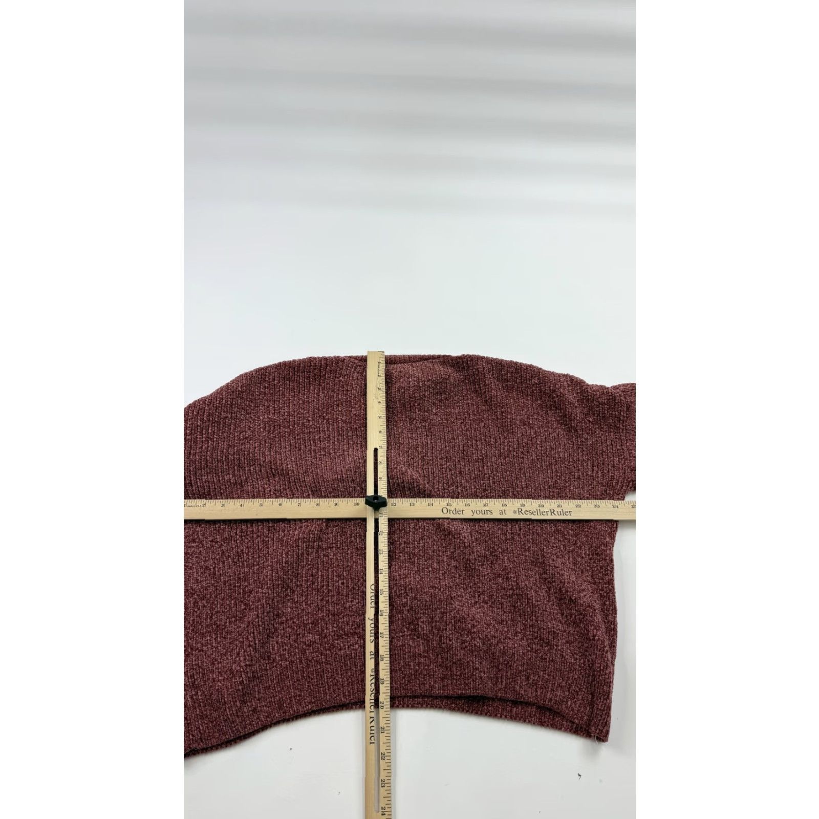 Lulus Lulus Sweater Ladies Large Mauve Chenille Ribbed Crewneck Pullover Side Slit Knit Polyester Crew Neck Long Sleeve Women’s Pullover Size L / US 10 / IT 46 - 6 Thumbnail