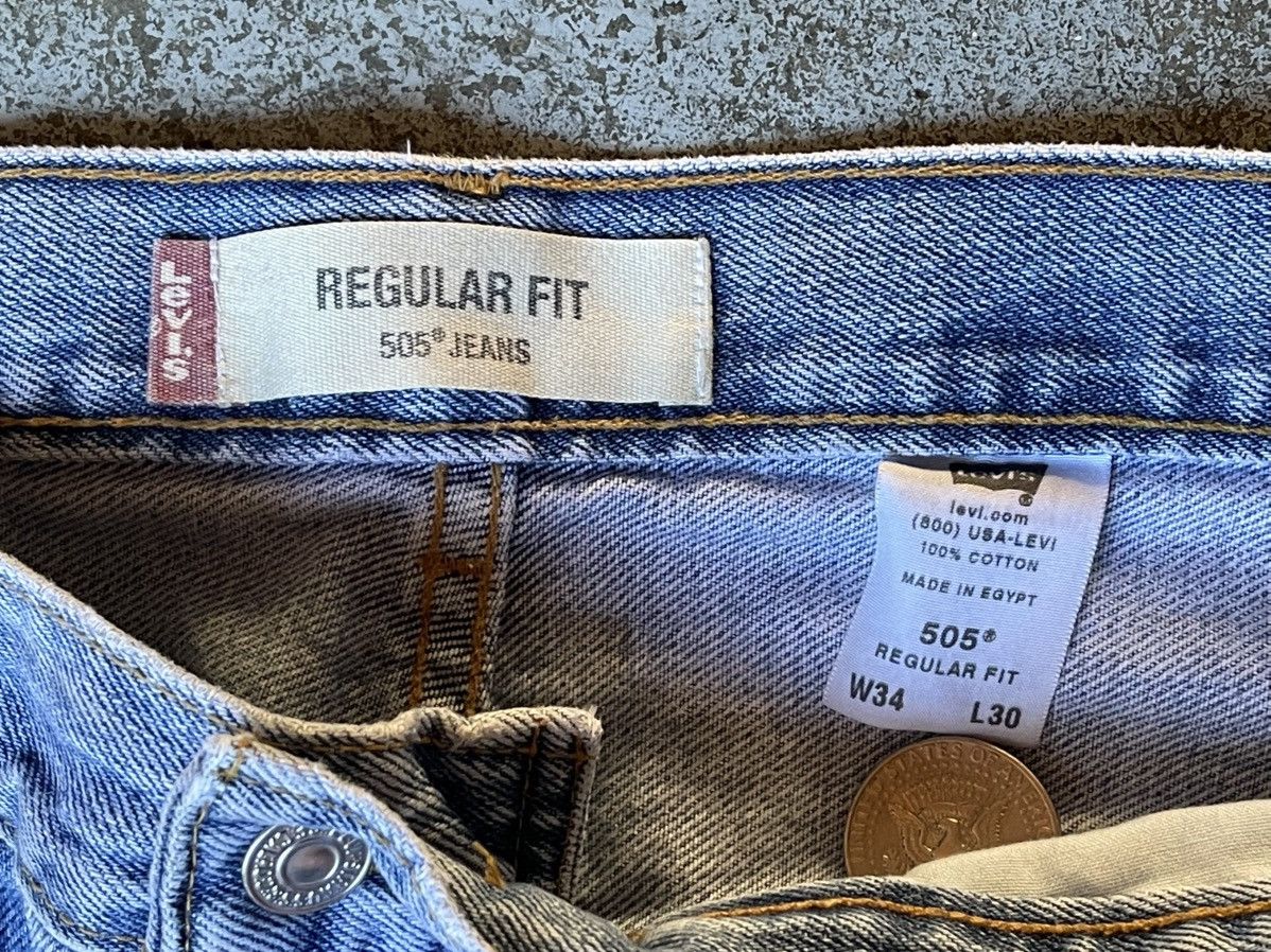 Levi's Levis 505s Regular Fit Denim Jeans Size US 34 / EU 50 - 2 Thumbnail