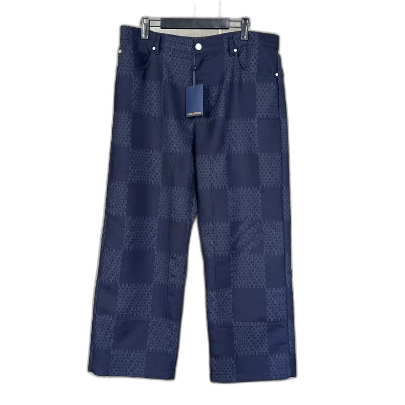 Louis Vuitton Letter Print Wool Long Pants-yf