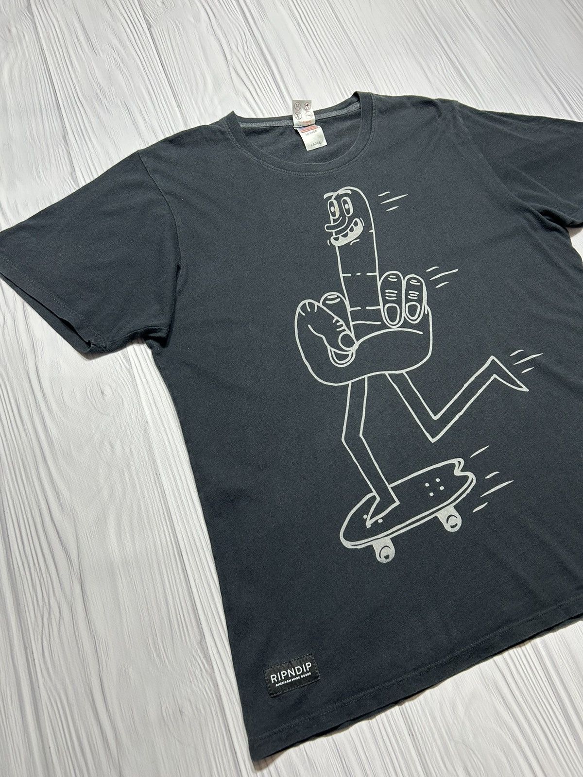 RIPNDIP Rip n Dip Fuck Skateboard T-Shirt Humor Size US L / EU 52-54 / 3 - 3 Thumbnail