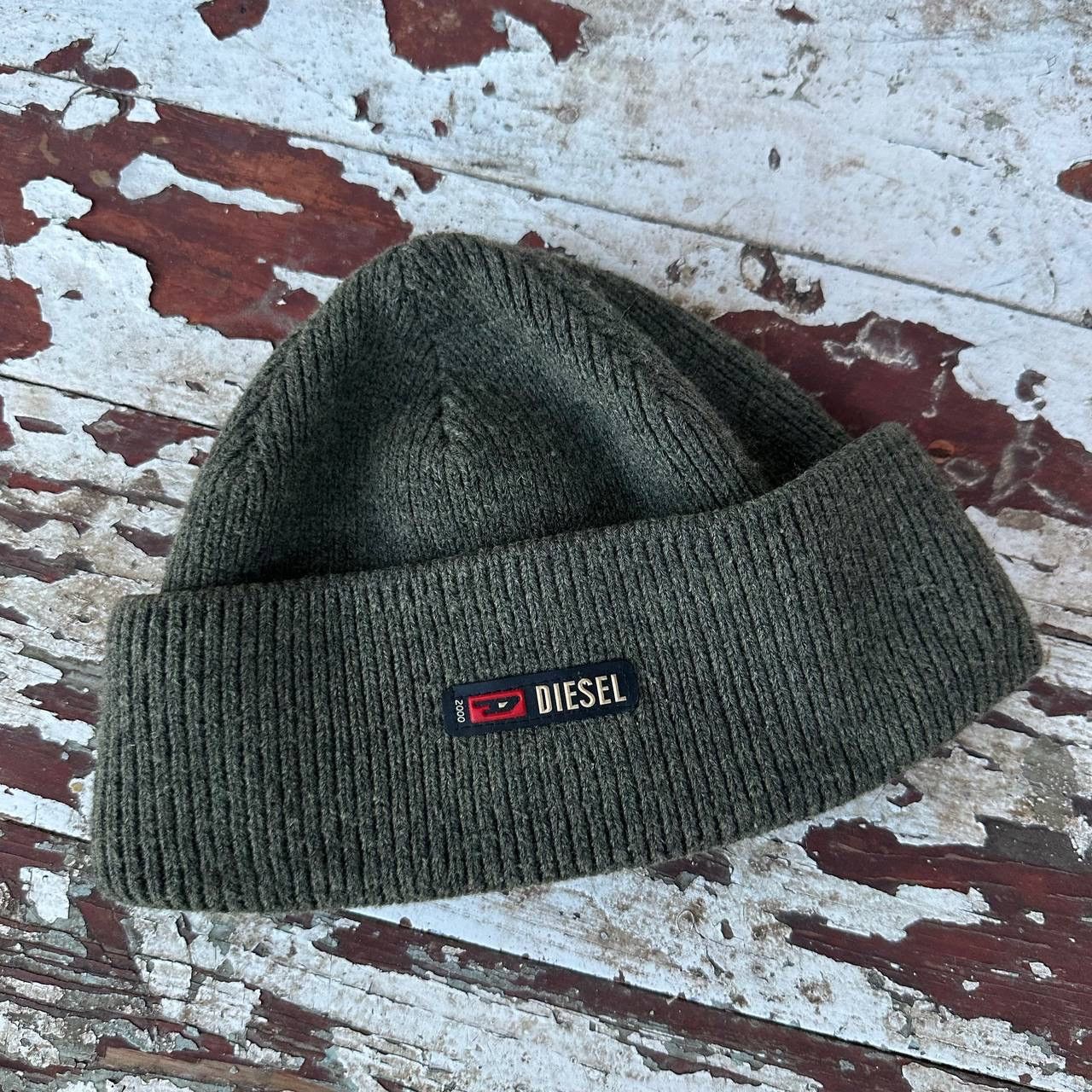 Diesel Vintage Japan Diesel Hat Beanie Cap Y2K 00s USA Grunge Size ONE SIZE - 1 Thumbnail