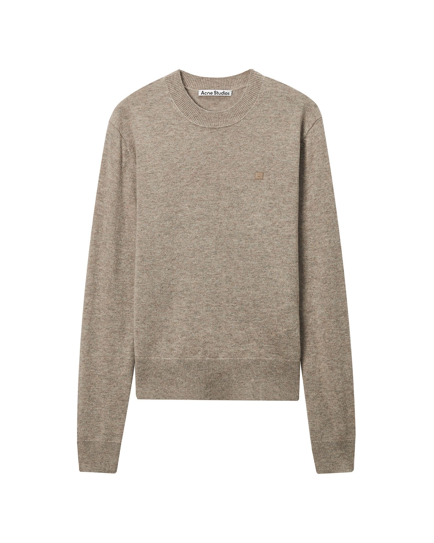 Acne Studios Acne Studios FACE Stitched Detail Crew Neck Knitwear Size XS / US 0-2 / IT 36-38 - 1 Thumbnail