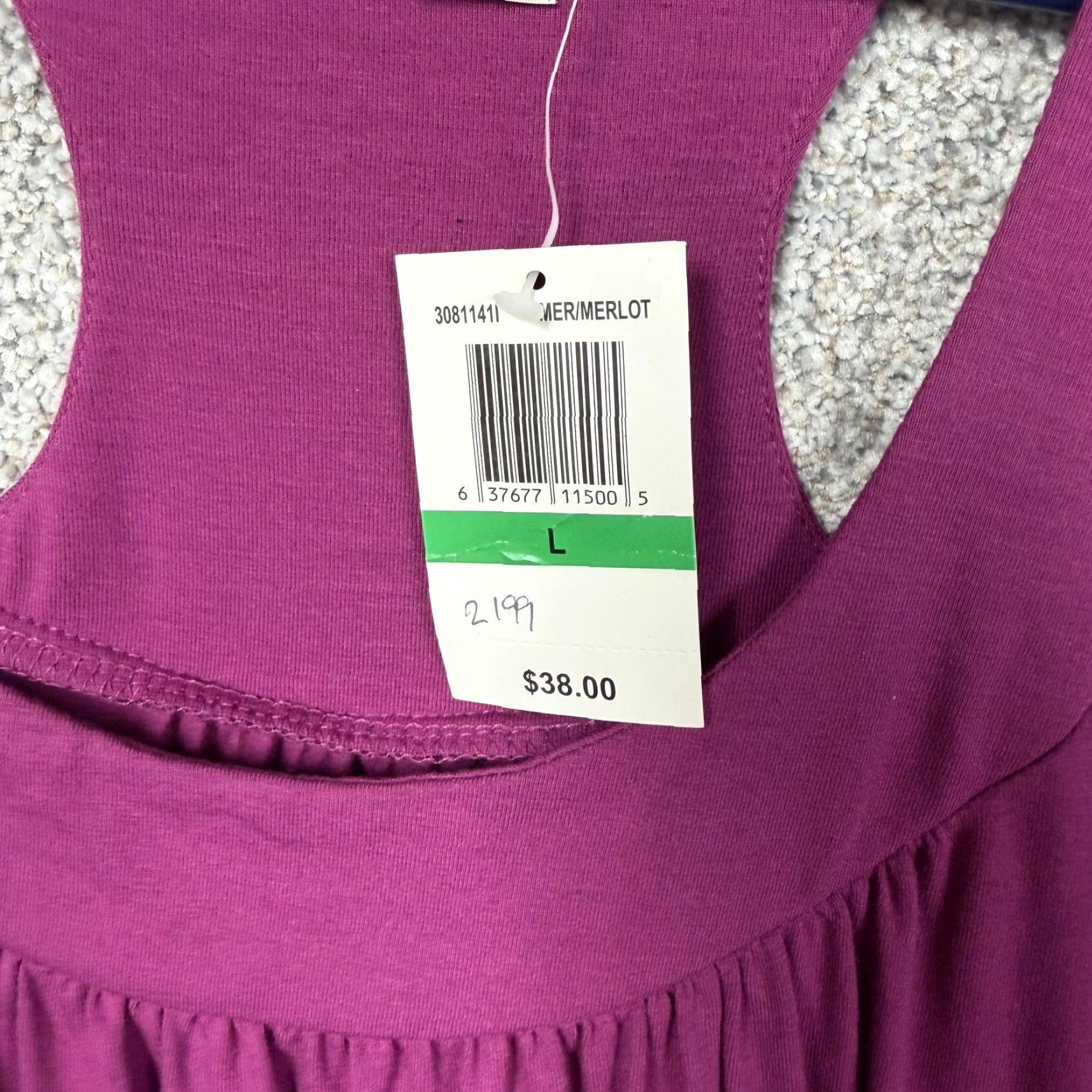 Vintage Belle Du Jour Dress L Racerback Bubble Hem Tank Casual Summer Boho Indie Sleaze Size L / US 10 / IT 46 - 4 Thumbnail