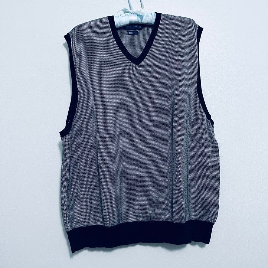 Polo Ralph Lauren Polo Ralph Lauren black silk sweater vest Size US XL / EU 56 / 4 - 2 Thumbnail