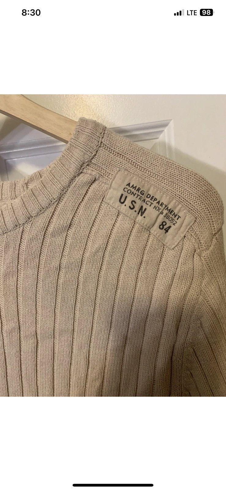 American Rag American Rag mens sz S beige sweater pullover Size US S / EU 44-46 / 1 - 5 Thumbnail