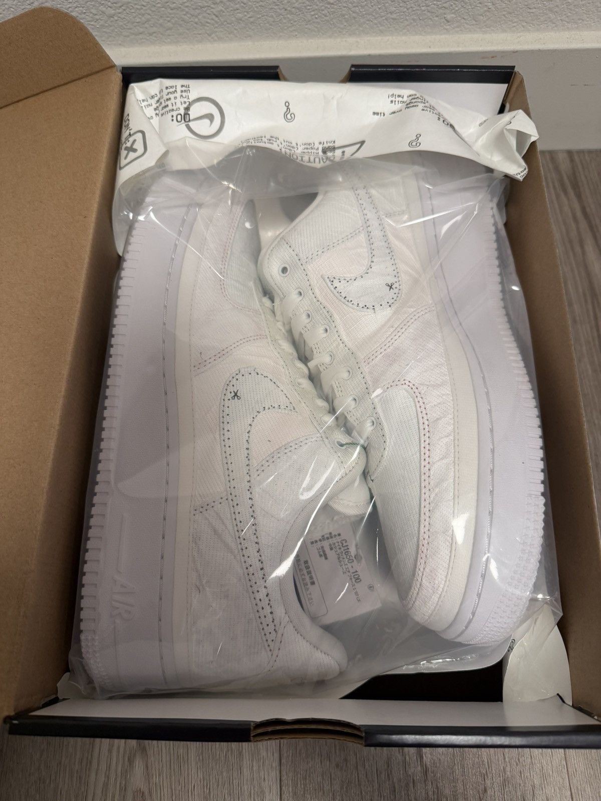 Nike Nike Off-White Canvas Sneakers Size US 12 / EU 45 - 8 Thumbnail