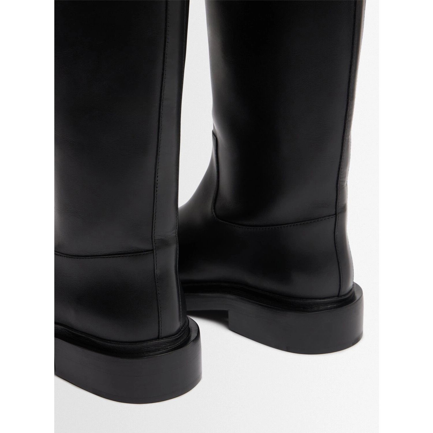 Jil Sander JIL SANDER $2250 Black Leather High Boots New & Authentic (W Size US 9 / IT 39 - 3 Thumbnail