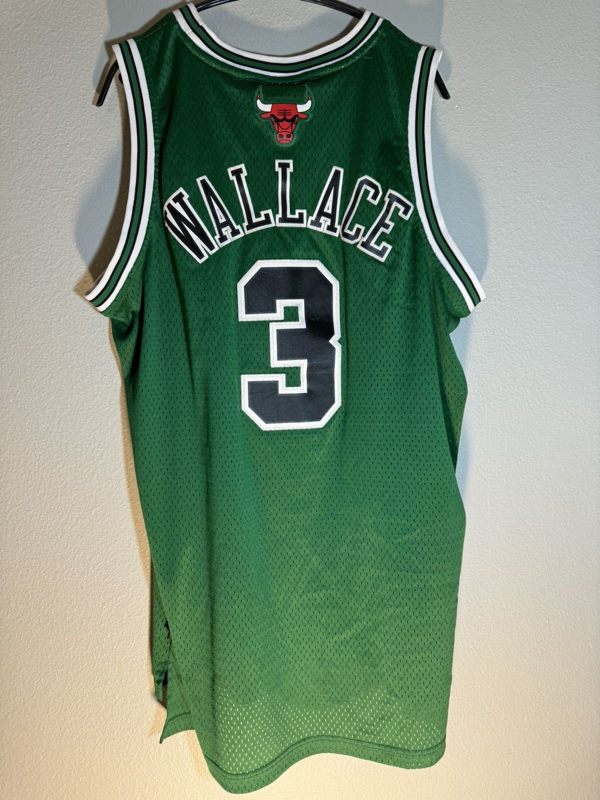 Adidas × NBA 🍀 VERY Rare game issued Ben Wallace Chicago Bulls Jersey 🍀 Size US L / EU 52-54 / 3 - 2 Thumbnail