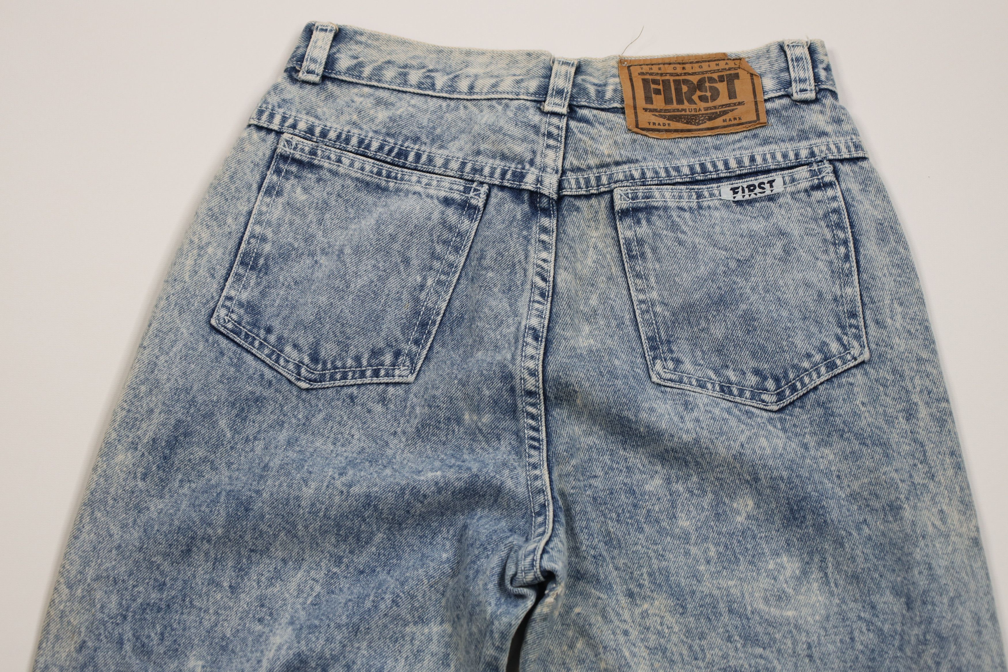 Vintage Vintage 80s 90s Streetwear Acid Wash Tapered Leg Jeans USA Size 28" / US 6 / IT 42 - 12 Thumbnail