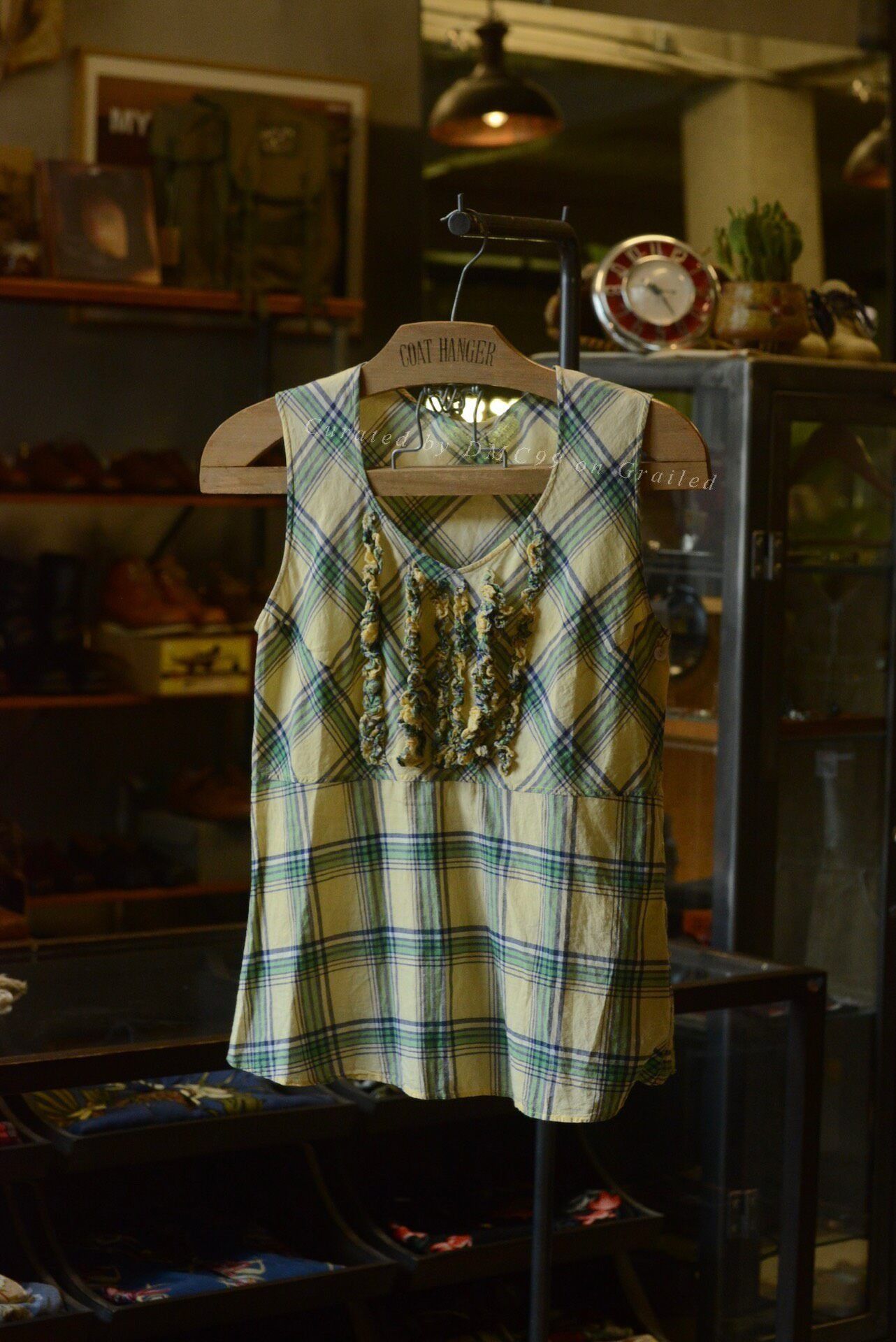 45rpm 45RPM Plaid Sleeveless Top Size S / US 4 / IT 40 - 1 Thumbnail